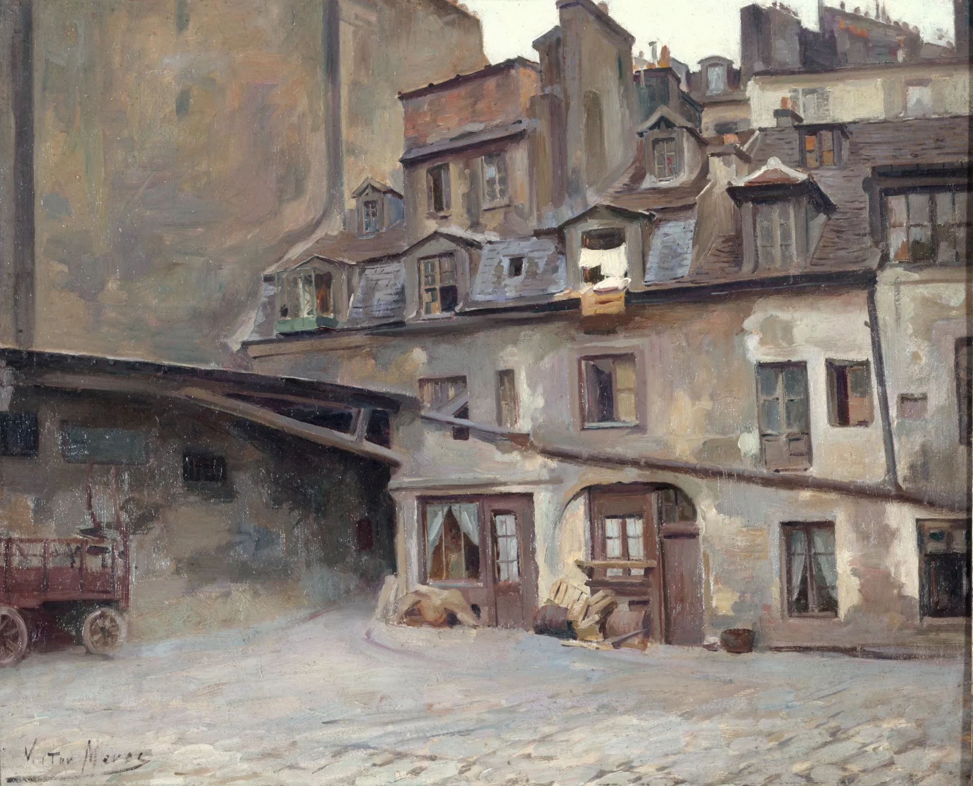 La Cour de l'Auberge du Cheval-Blanc, Rue Mazet