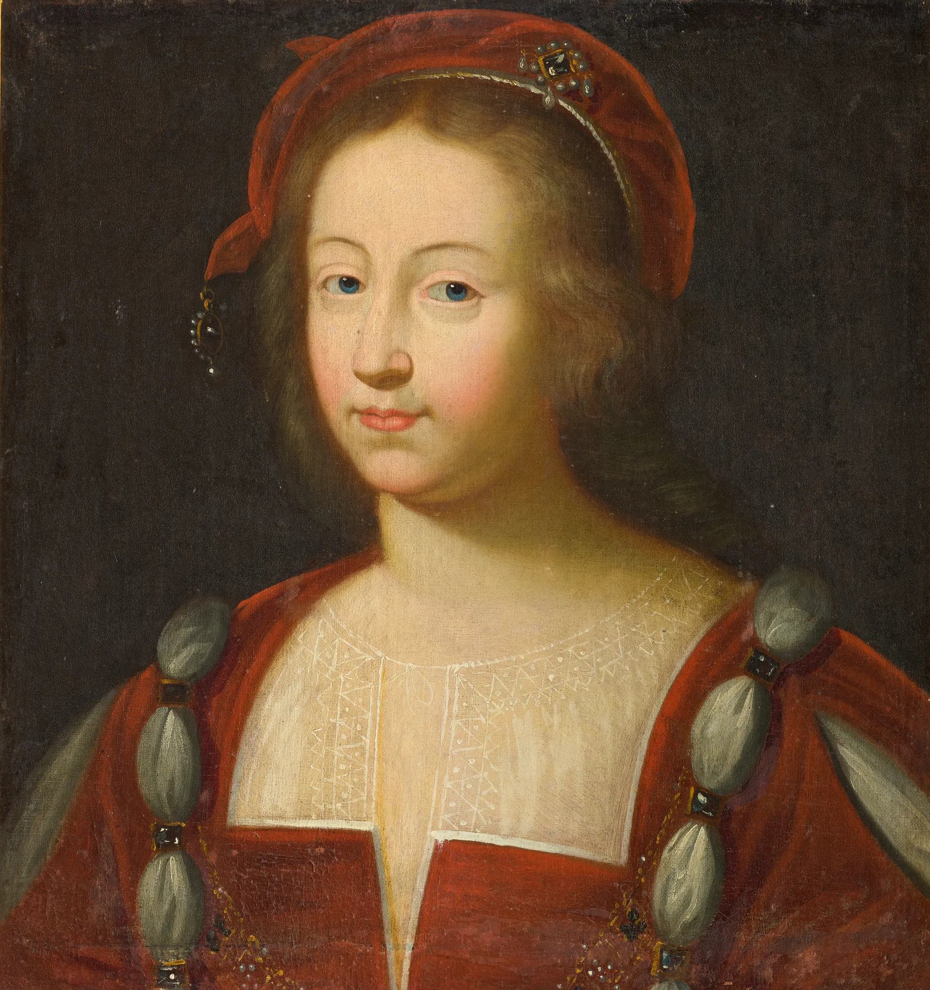 Portrait of a Woman in a Red Beret