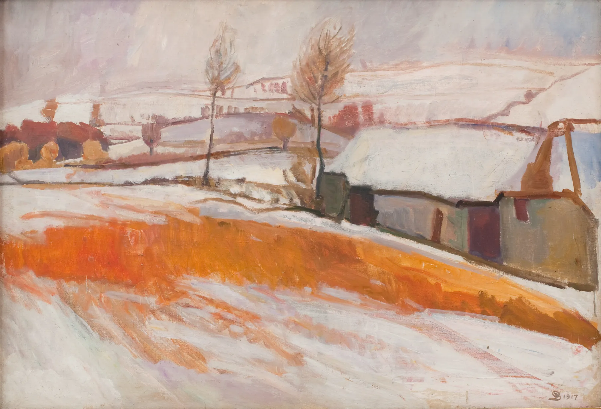 Winter Landscape, Over Kærby Hill