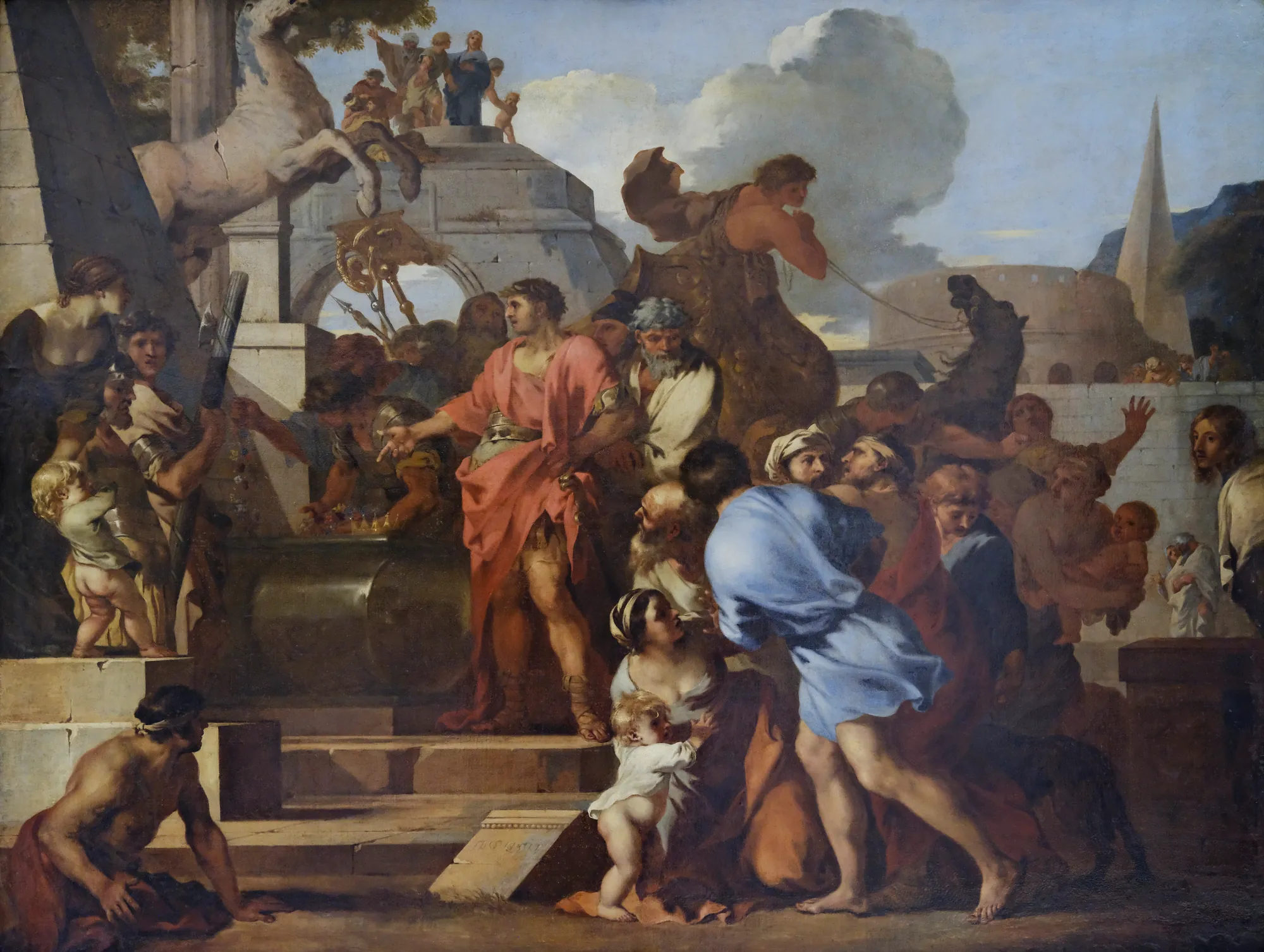 Augustus before the Tomb of Alexander