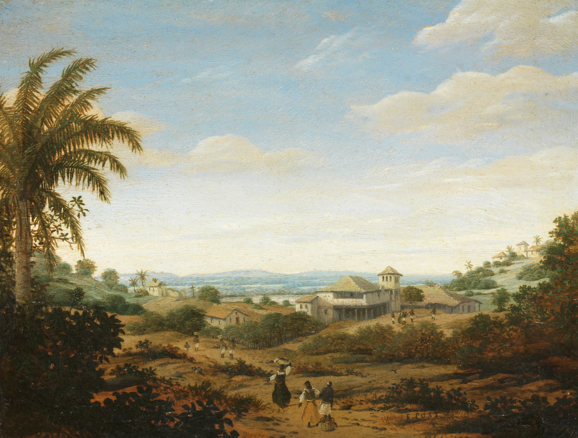 Landscape by the Rio Senhor de Engenho, Brazil