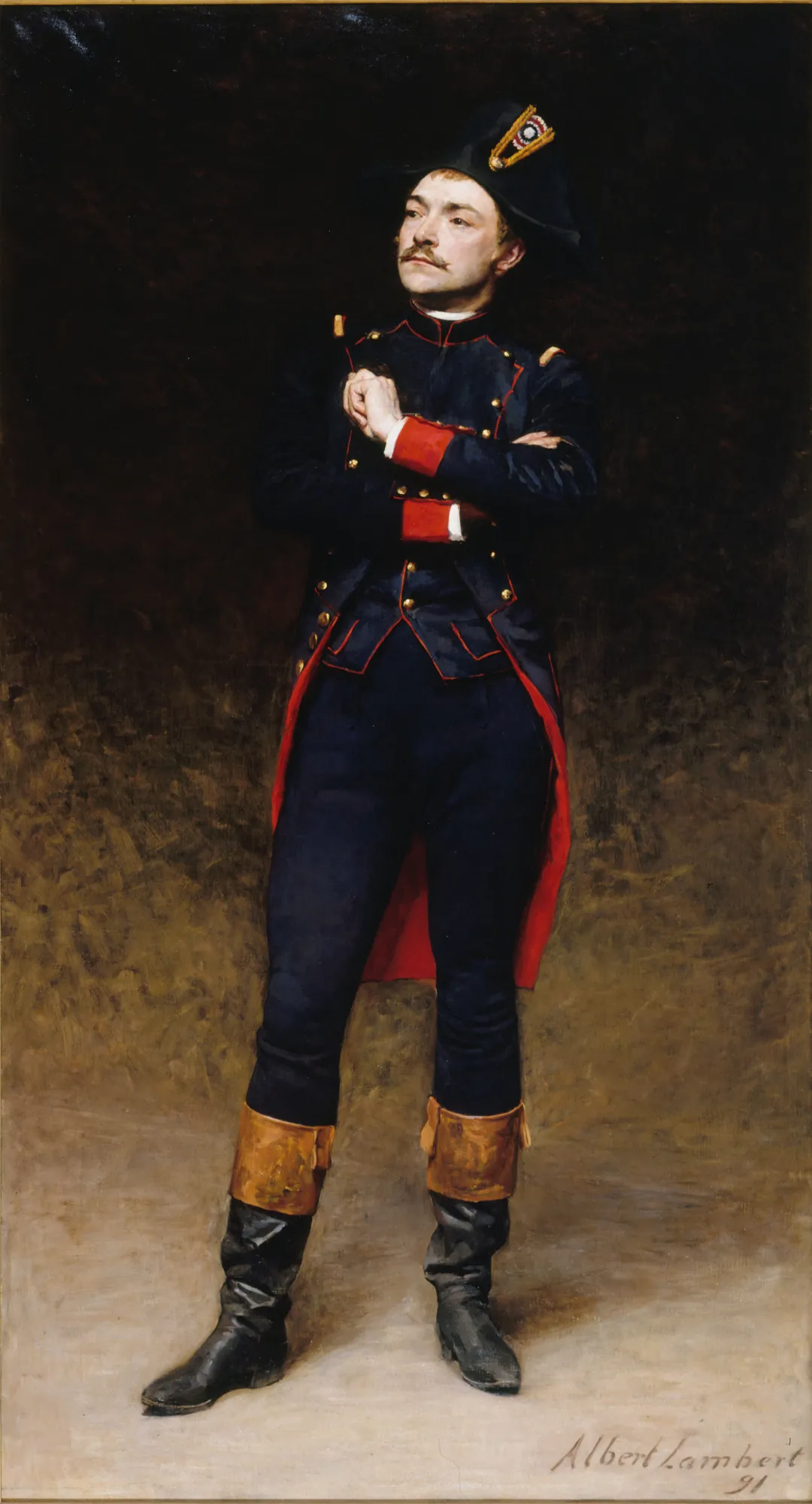 Portrait of the Actor Léon Marais as Martial in "Thermidor"