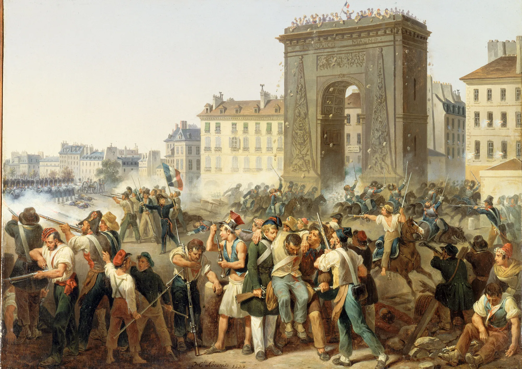 Combat de la Porte Saint-Denis, July 28, 1830