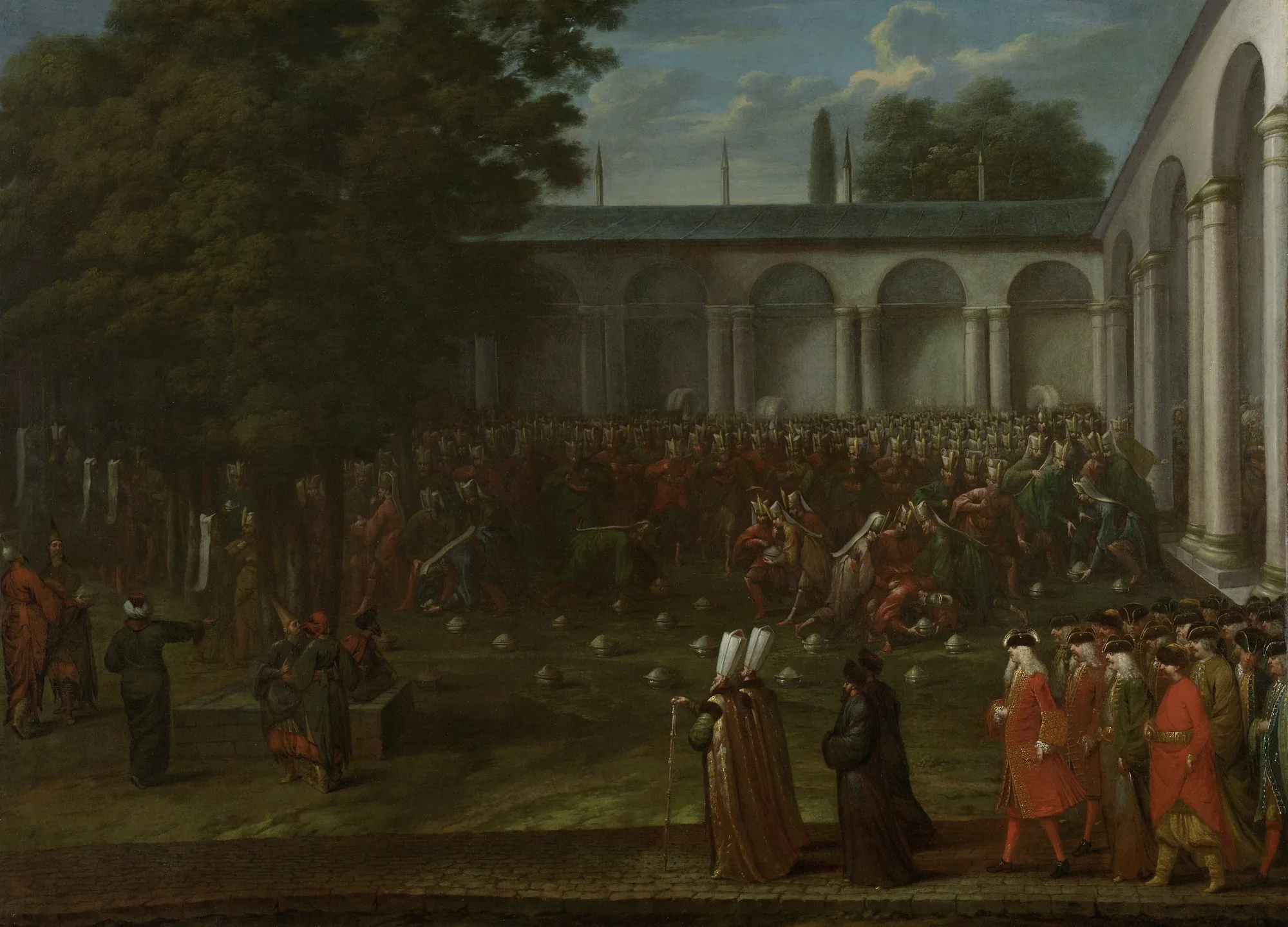 Cornelis Calkoen on his Way to an Audience with Sultan Ahmed III