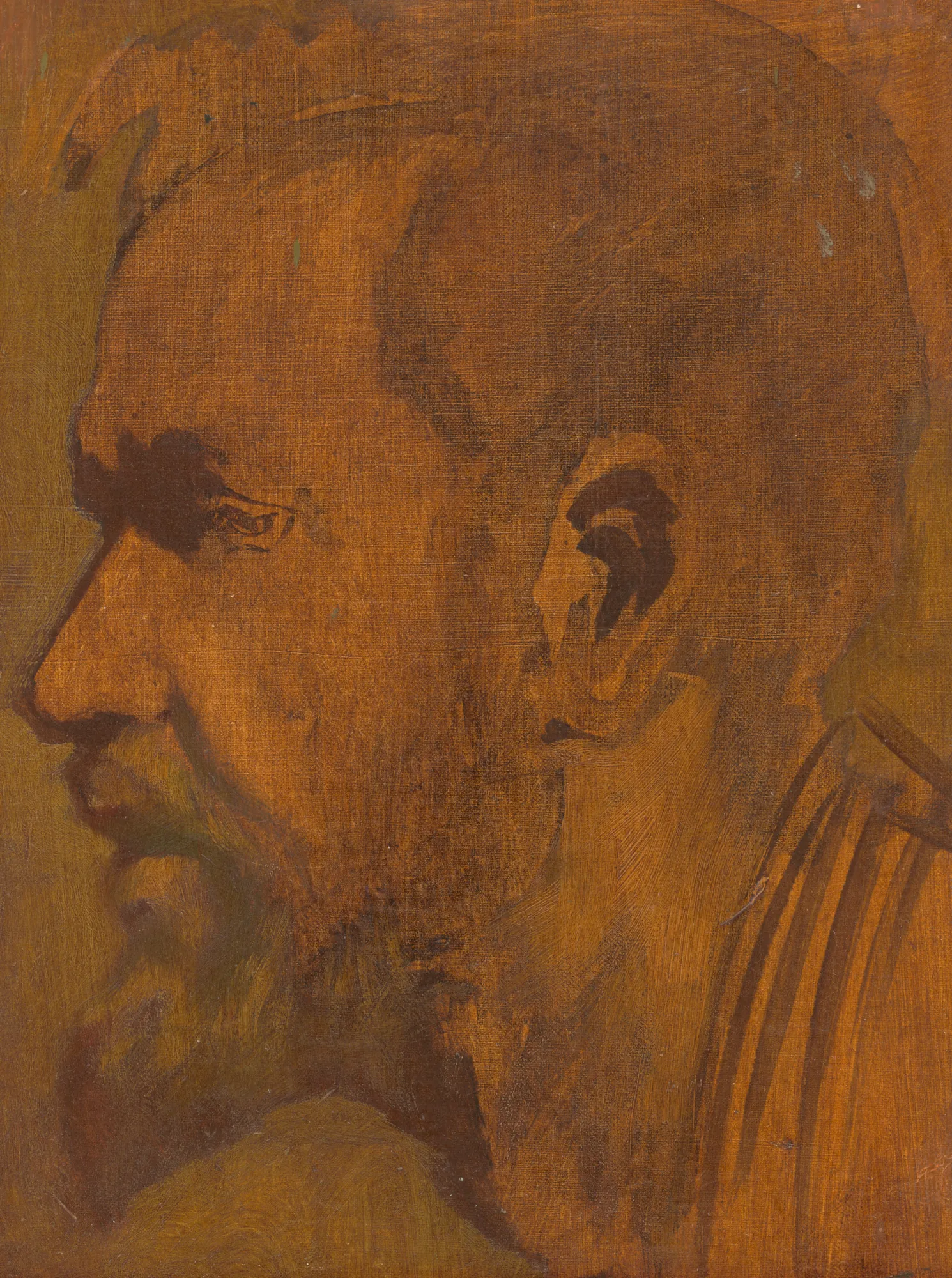 Head Study of a Thinker