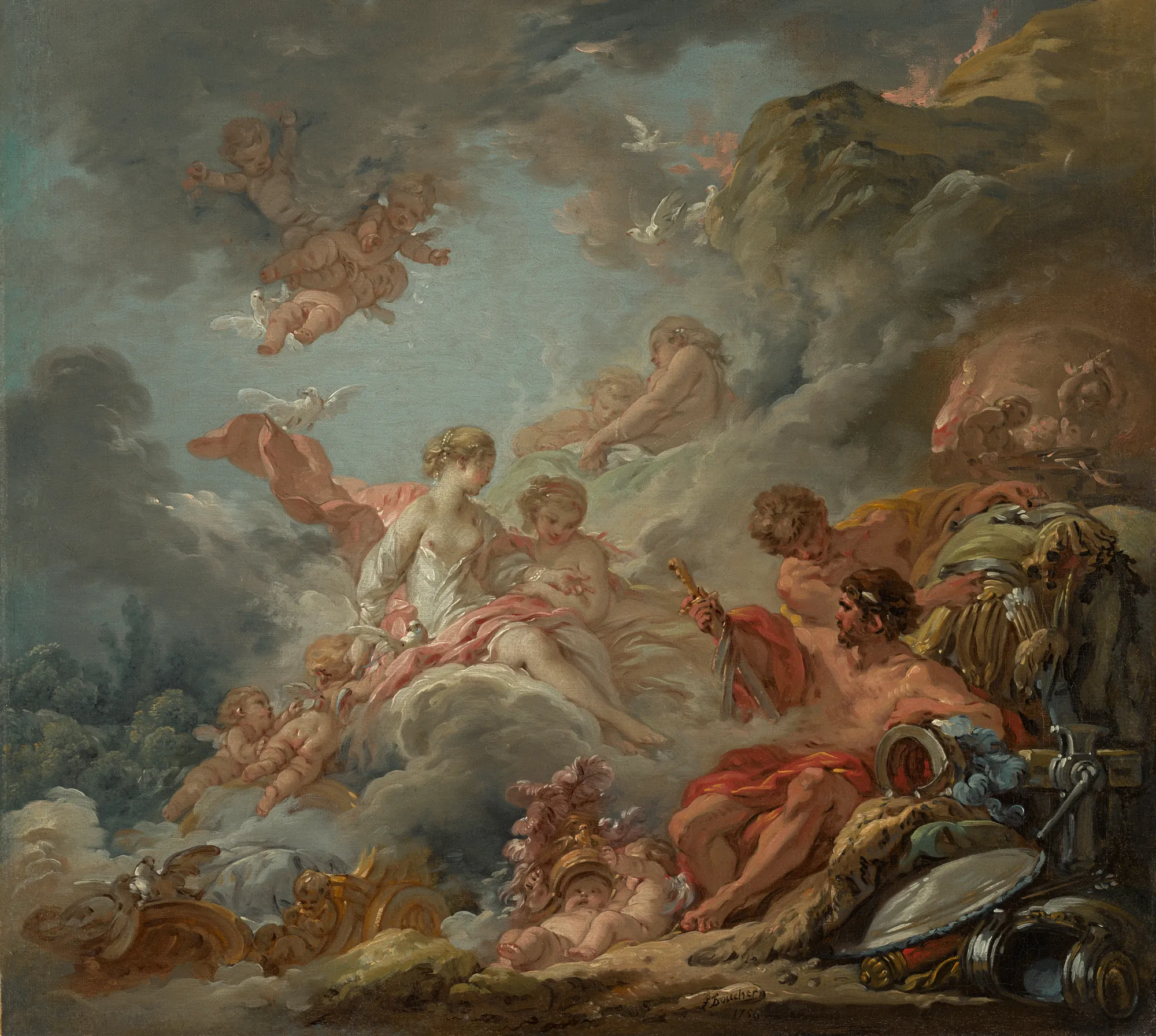 Vulcan Presenting Arms to Venus for Aeneas