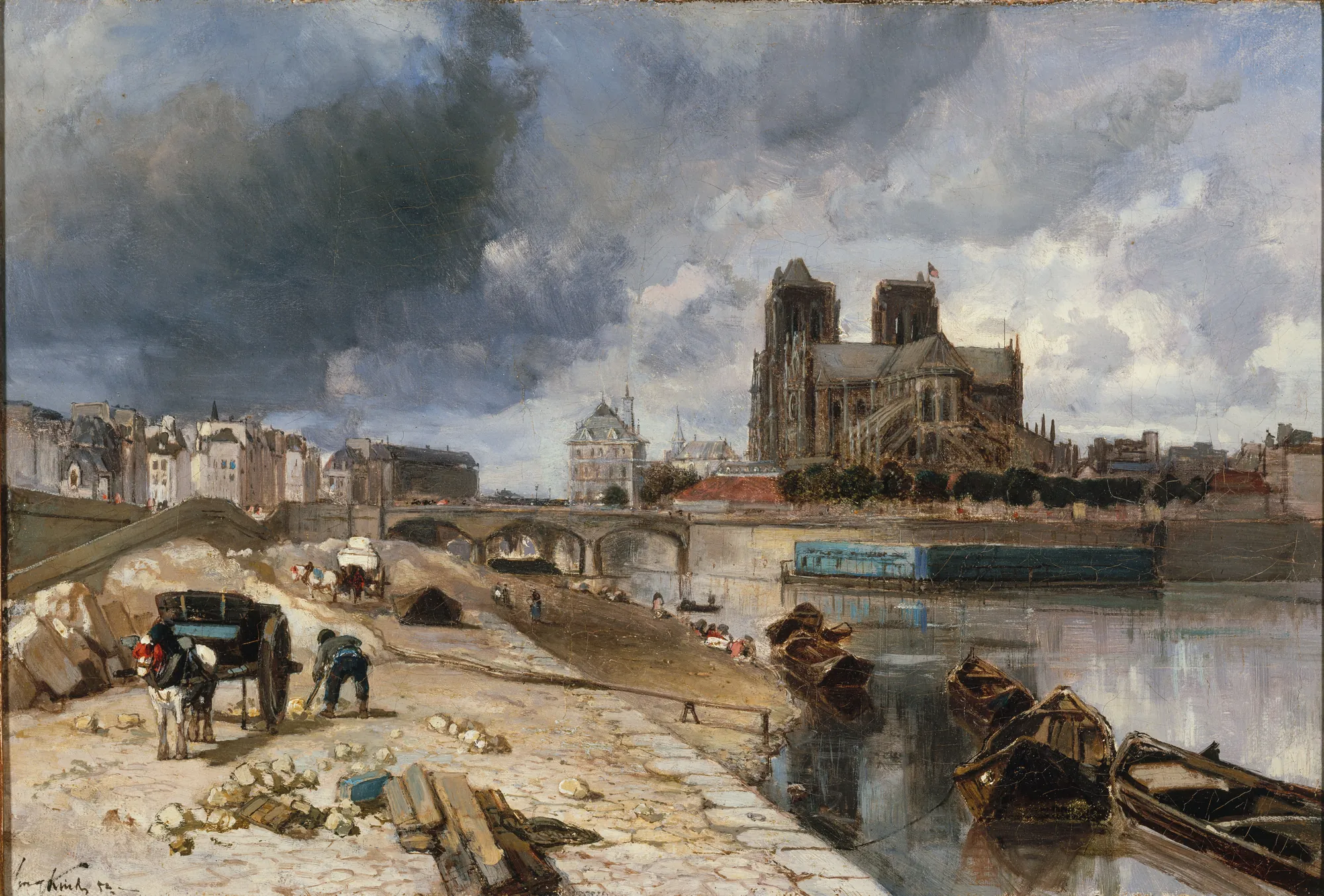 Notre-Dame vue du quai de la Tournelle