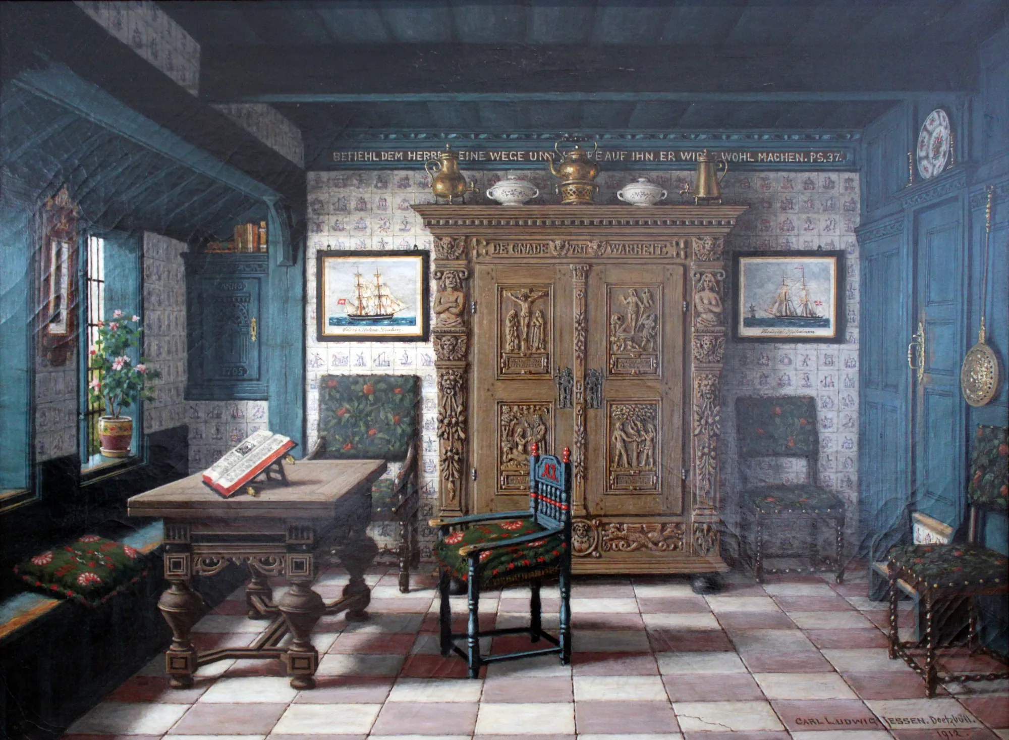 The Blue Living Room
