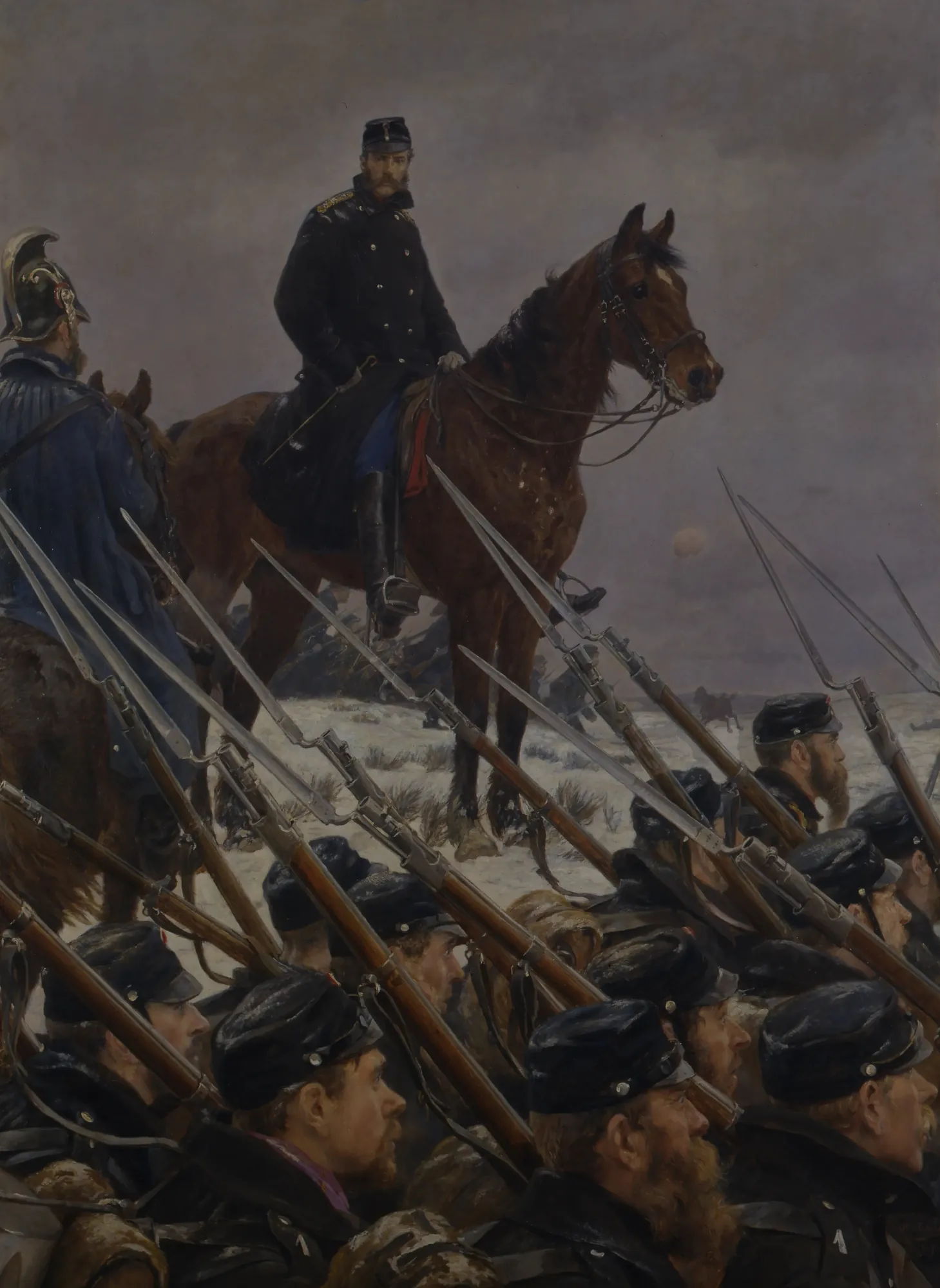 Colonel Max Müller at Sankelmark Lake