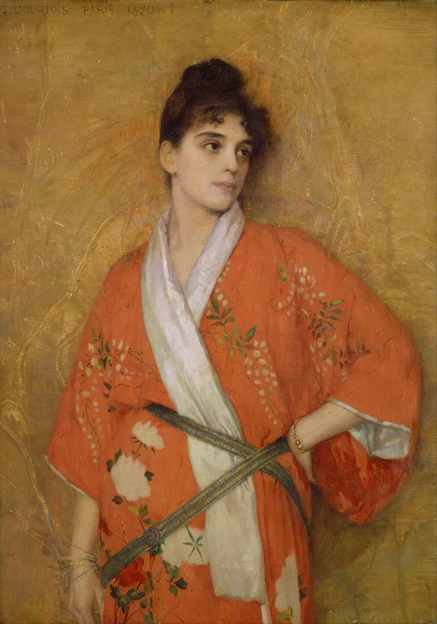 Portrait Study in a Kimono