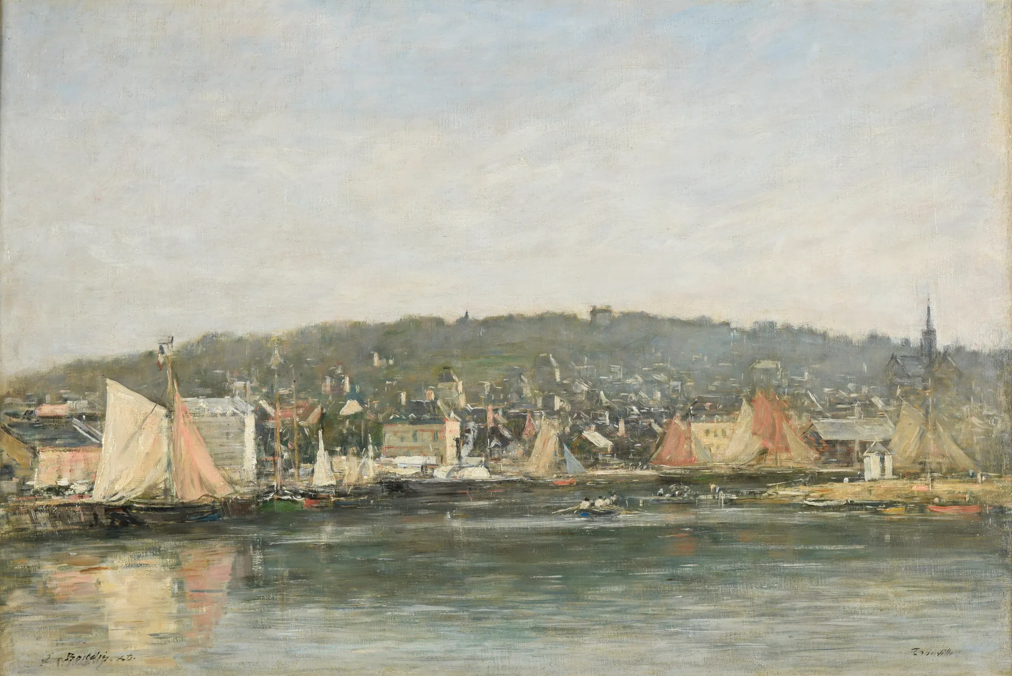 The Port of Trouville in the Morning