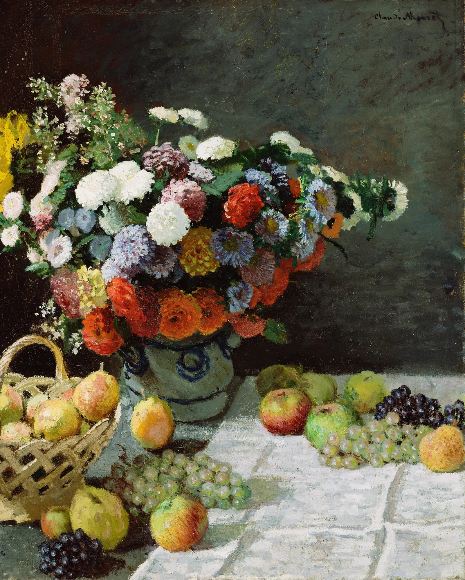 Still Life with Flowers and Fruit