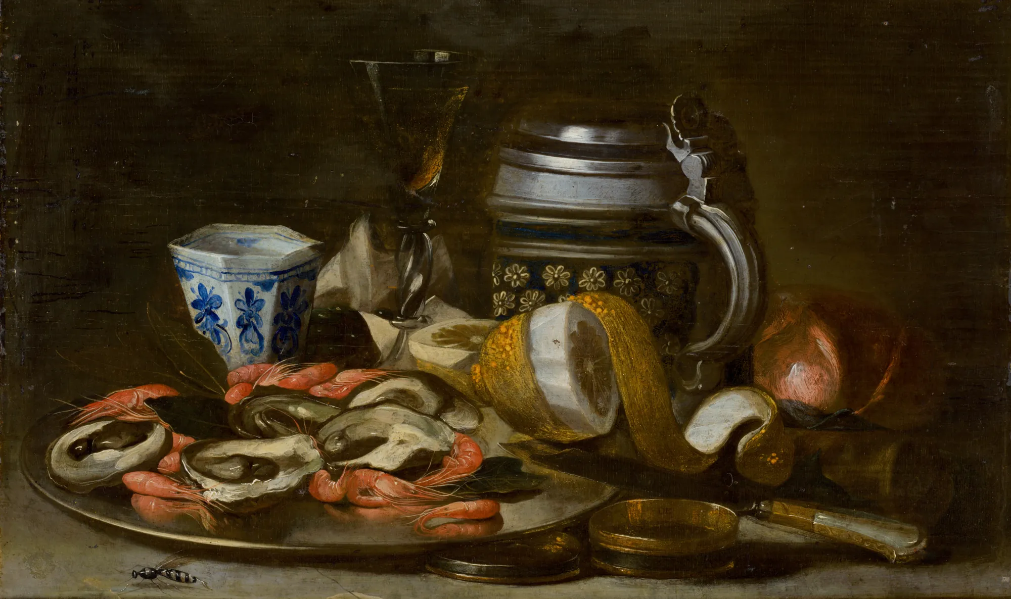 Still Life with Crayfish and Oysters