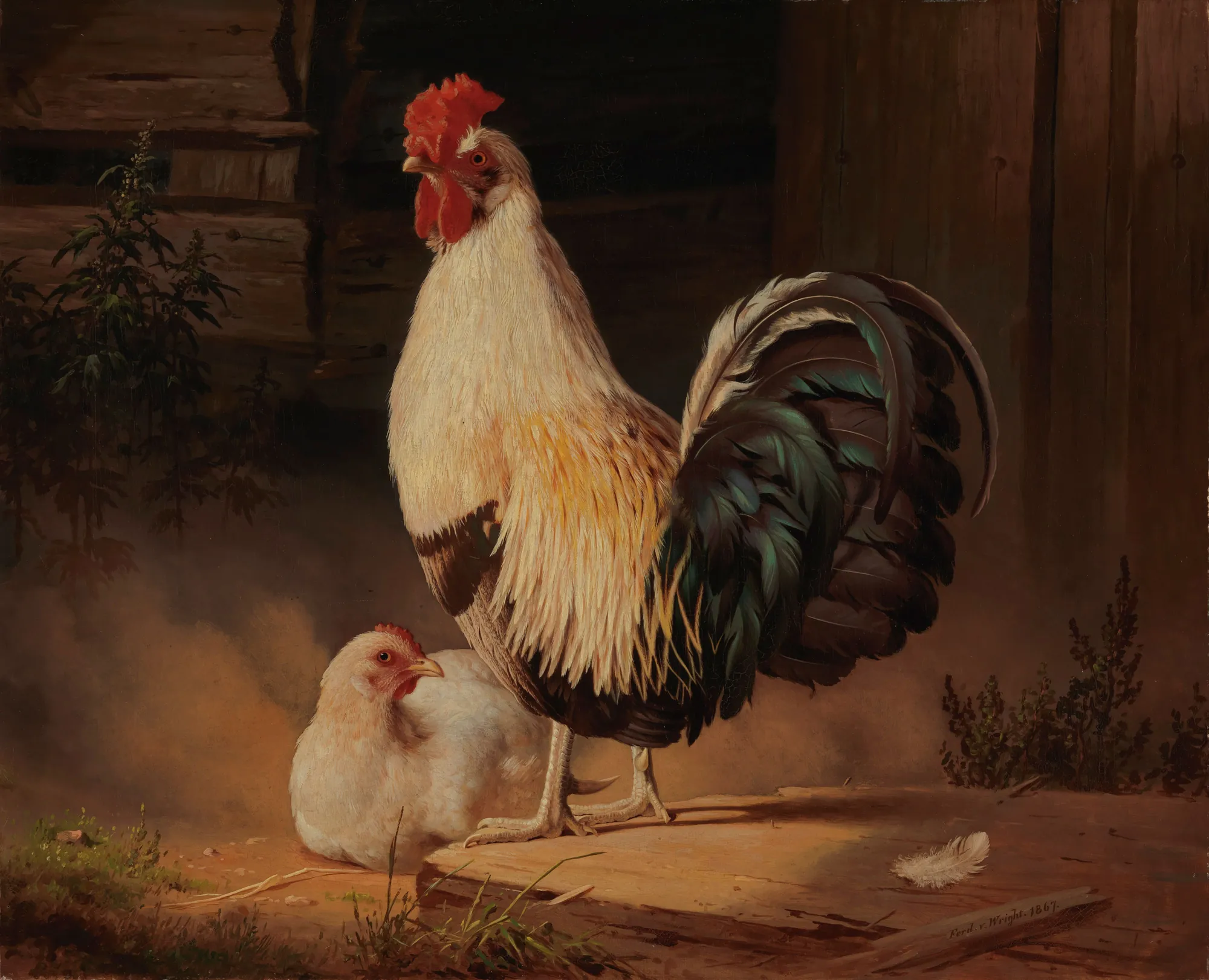 Cock and Hen