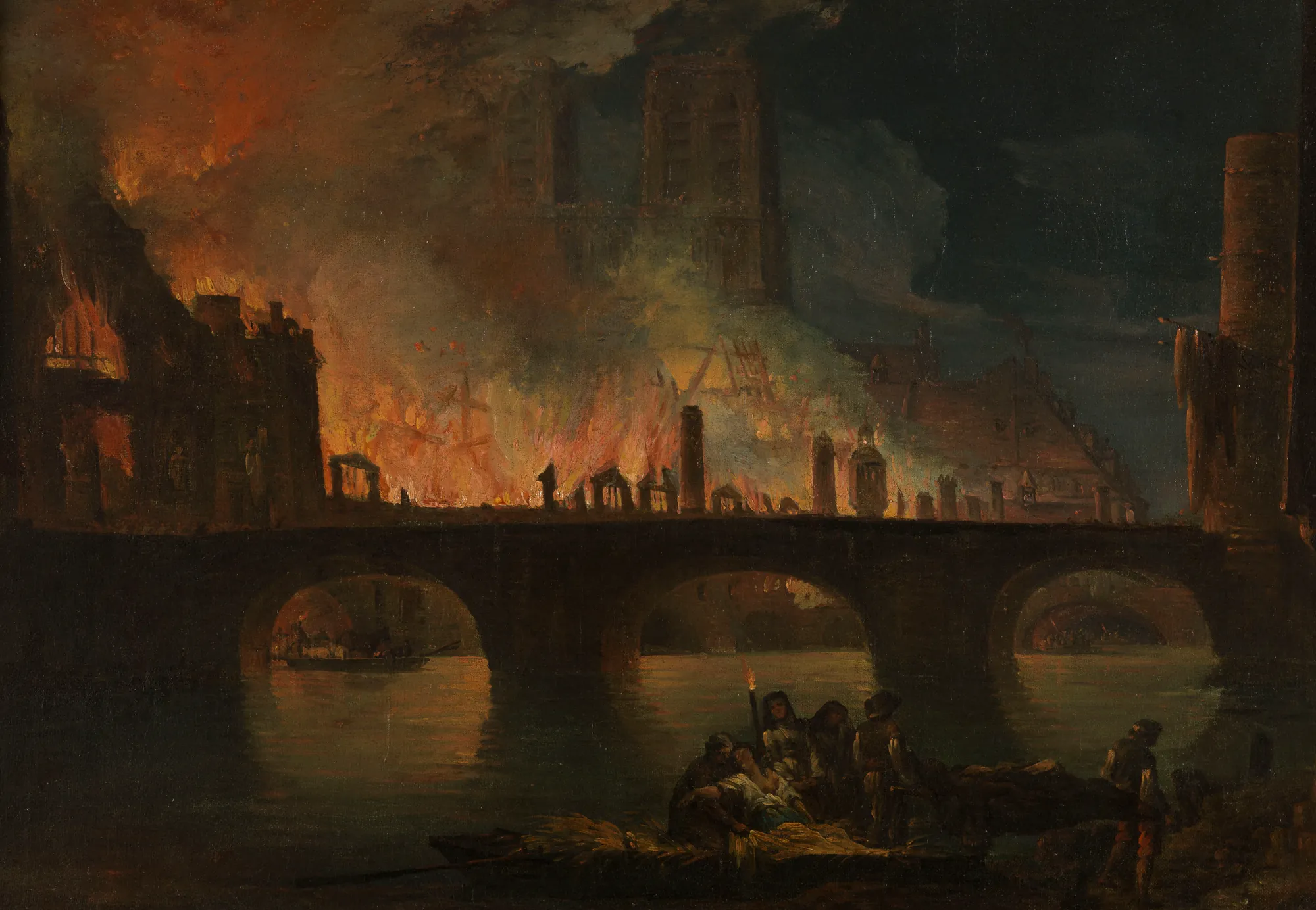 L'incendie de l'Hôtel-Dieu, 1772