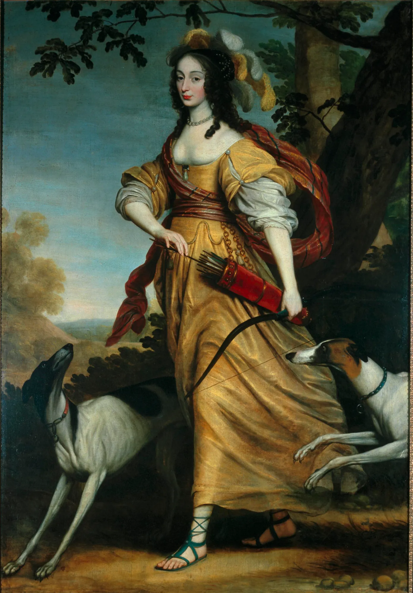 Princess Louise Hollandine of the Palatinate as Diana
