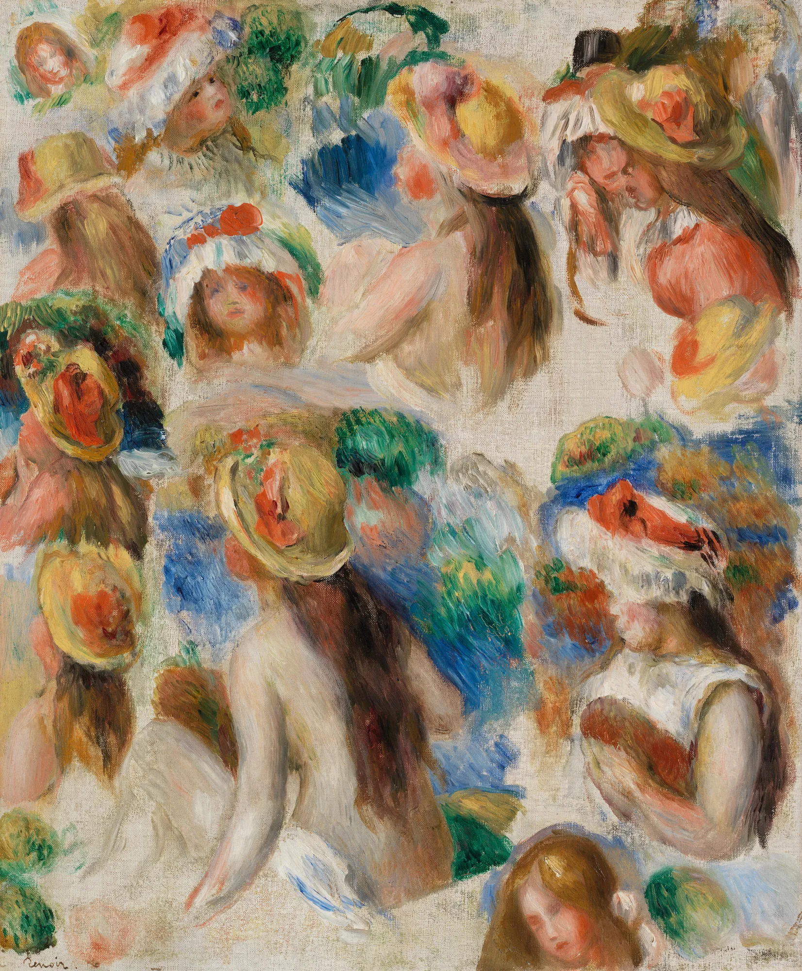 Study of Heads (Étude de têtes)