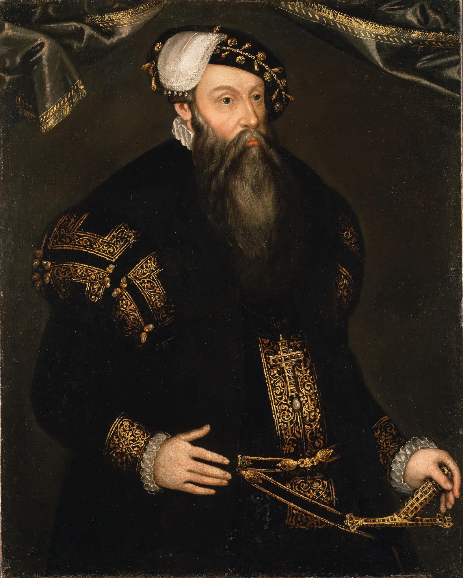 Portrait of King Gustav Vasa of Sweden