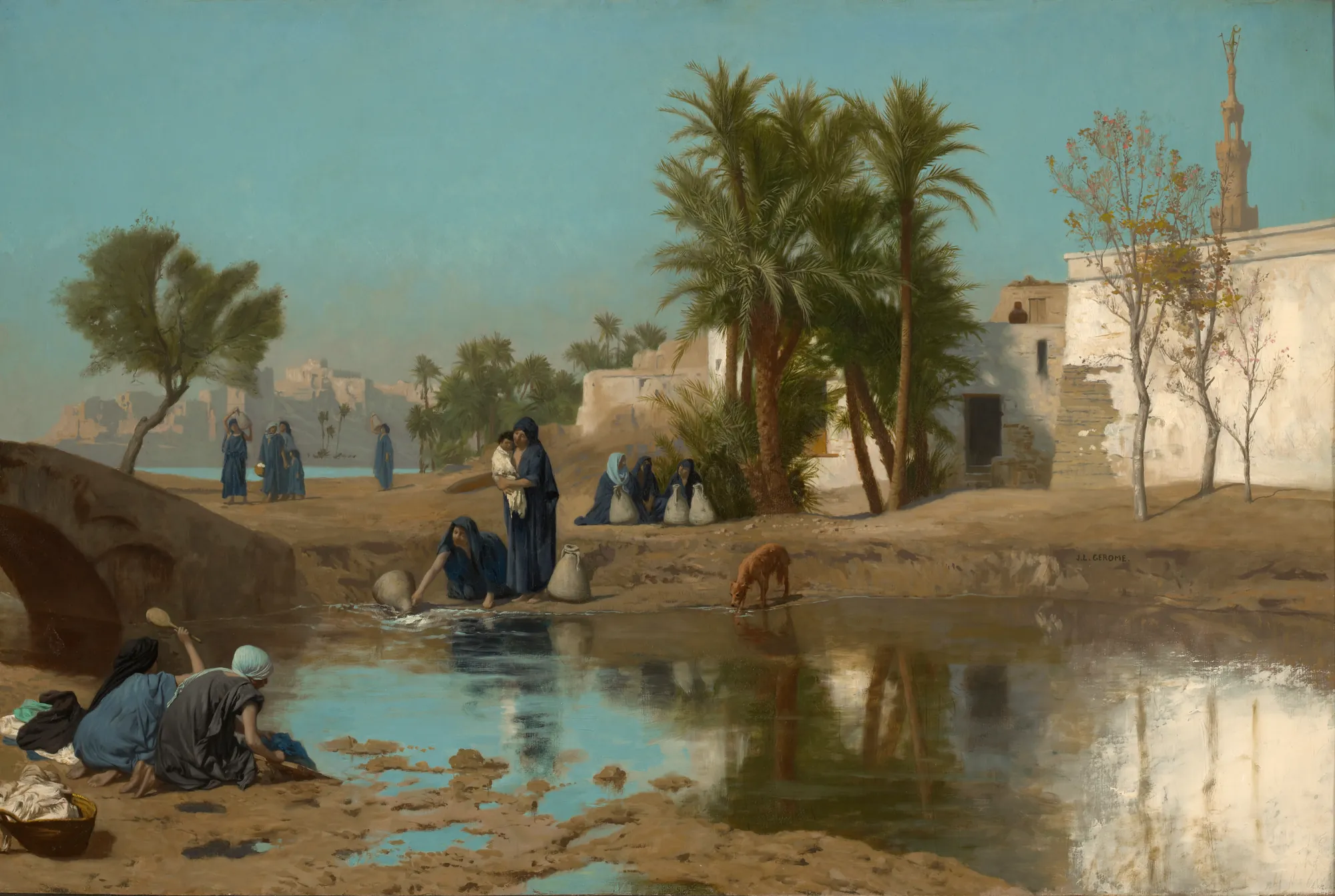 Fellah Women Drawing Water