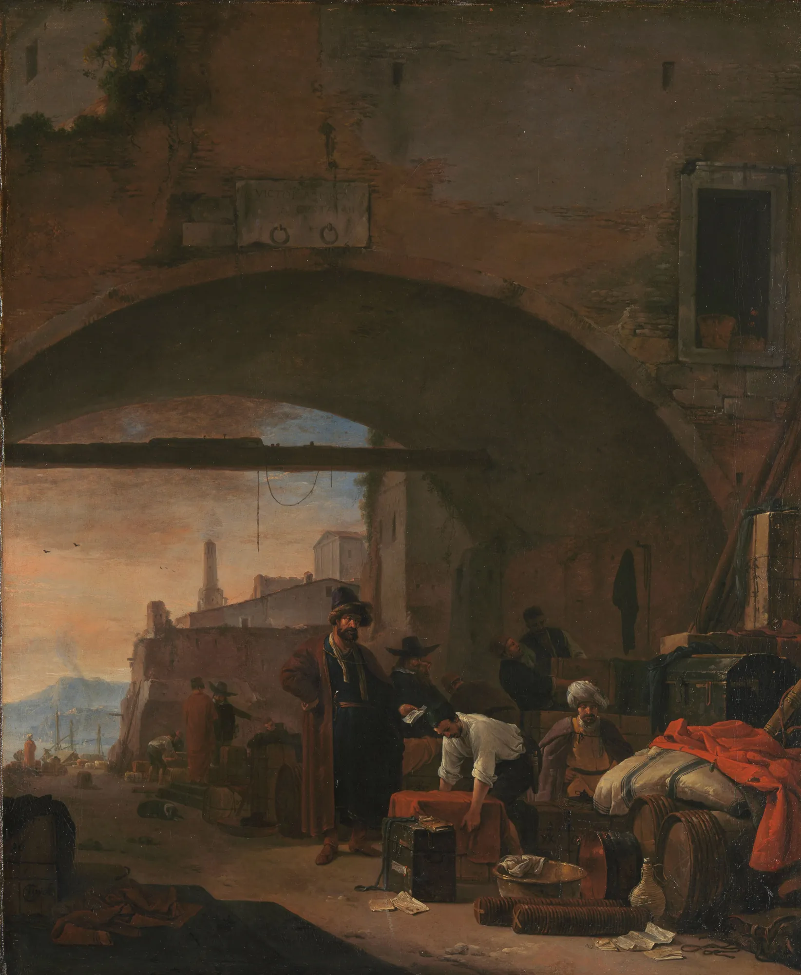 View of a Levantine Port