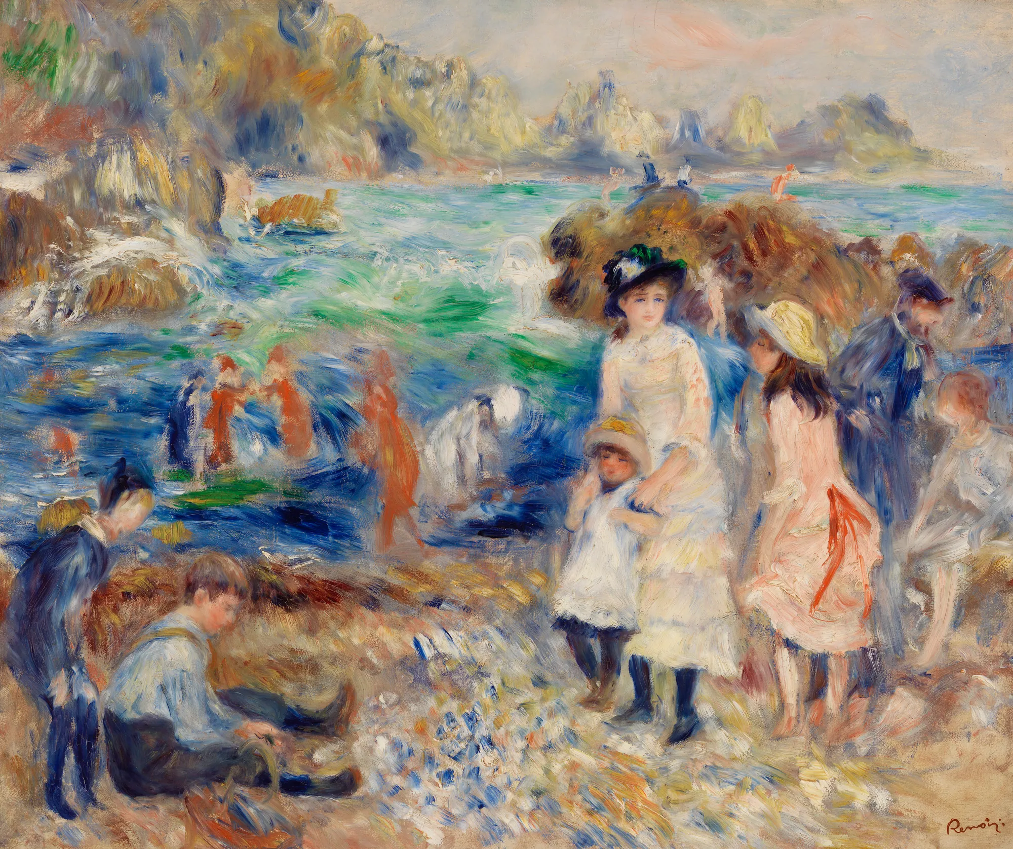 Children on the Seashore, Guernsey