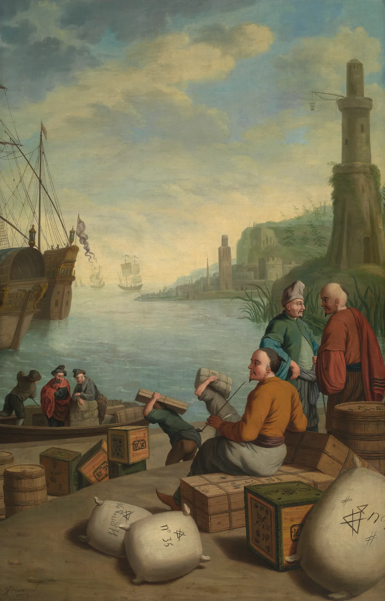 View of an Eastern Harbour