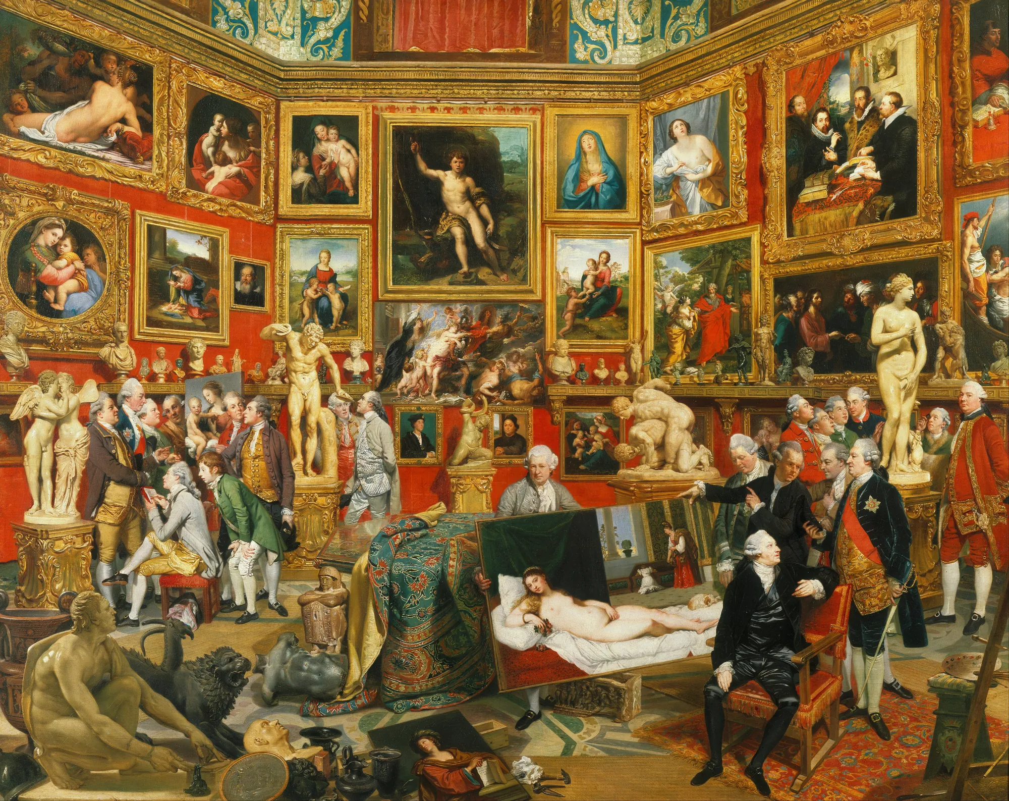 The Tribuna of the Uffizi