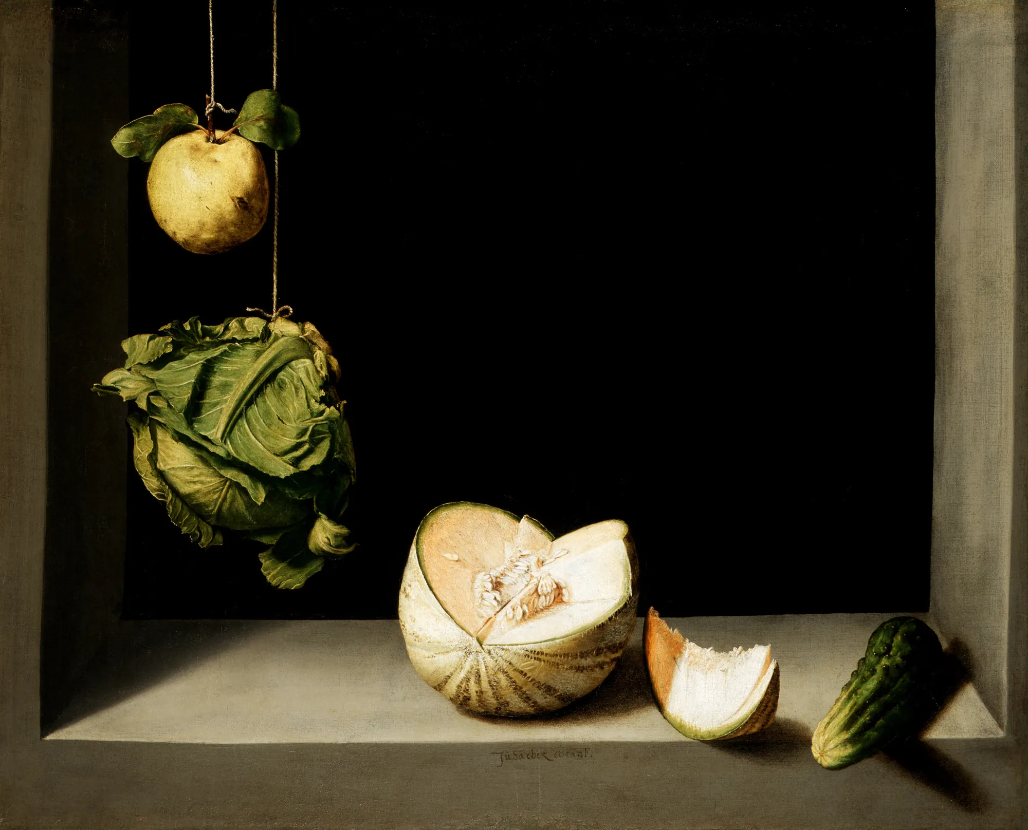 Quince, Cabbage, Melon, and Cucumber