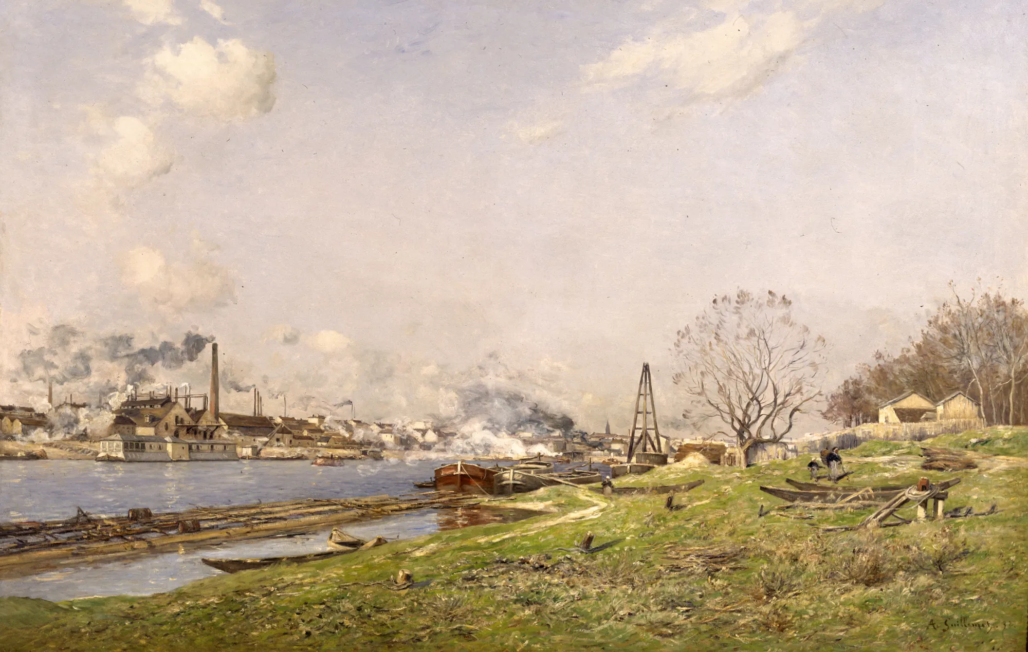 La Seine à Conflans-Charenton