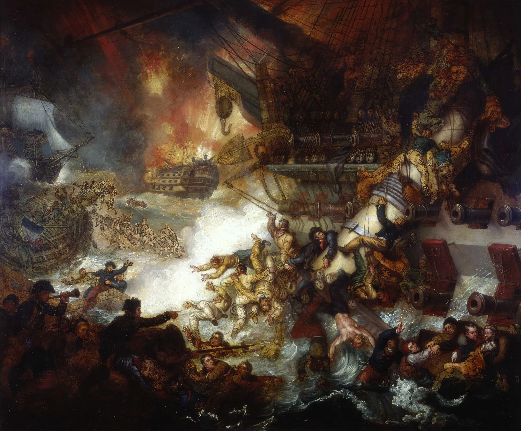 The Battle of the Nile: Destruction of L'Orient