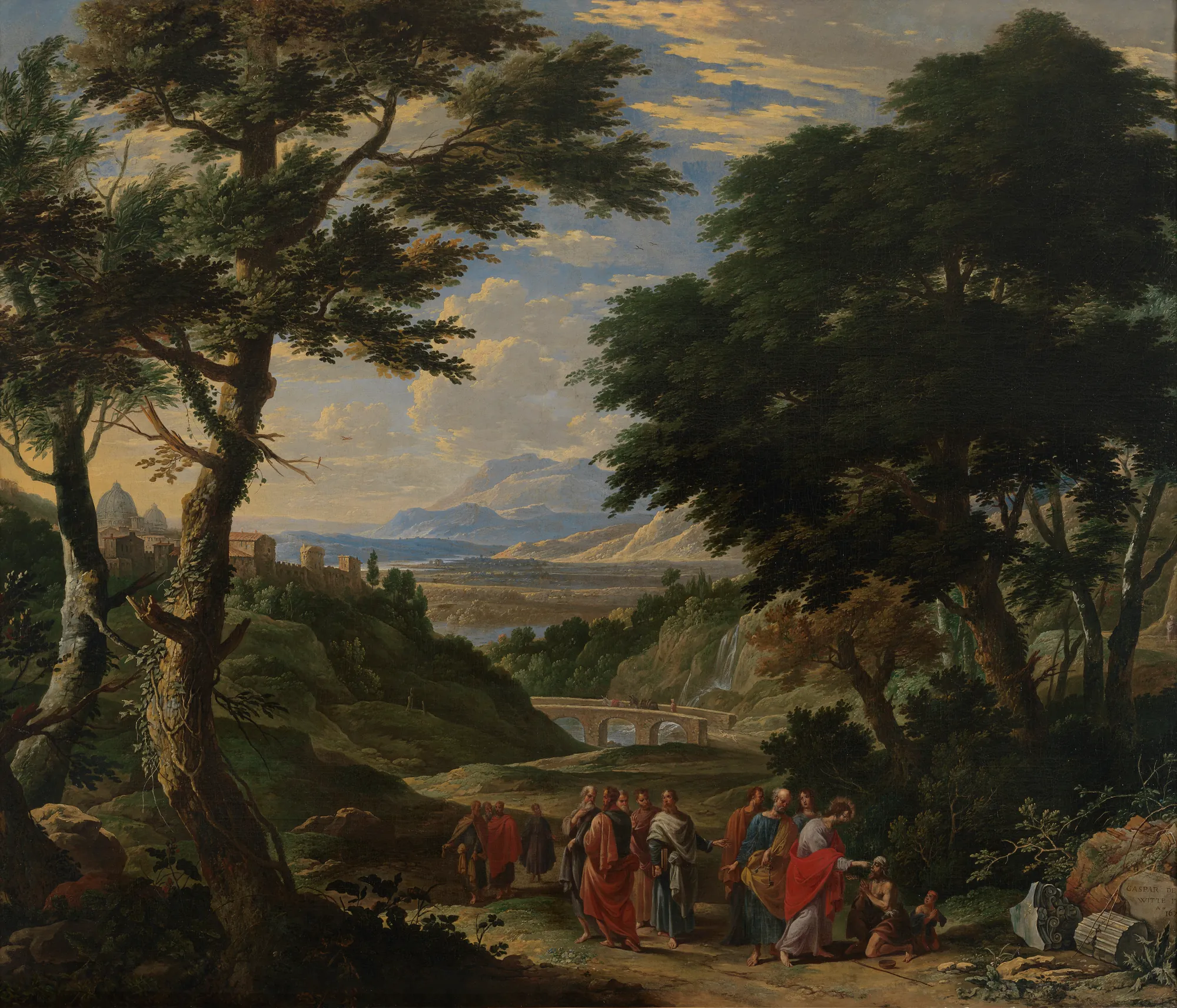 Christ Healing the Blind Man at Jericho