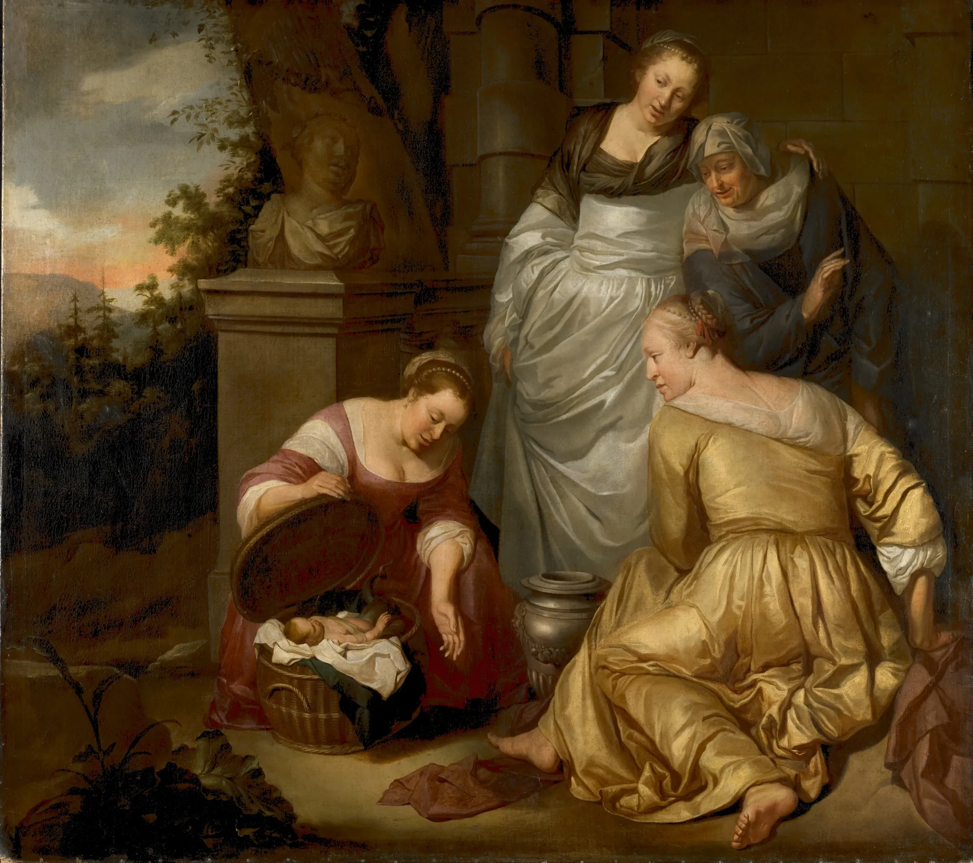 The Daughters of Cecrops Finding Erechthonius