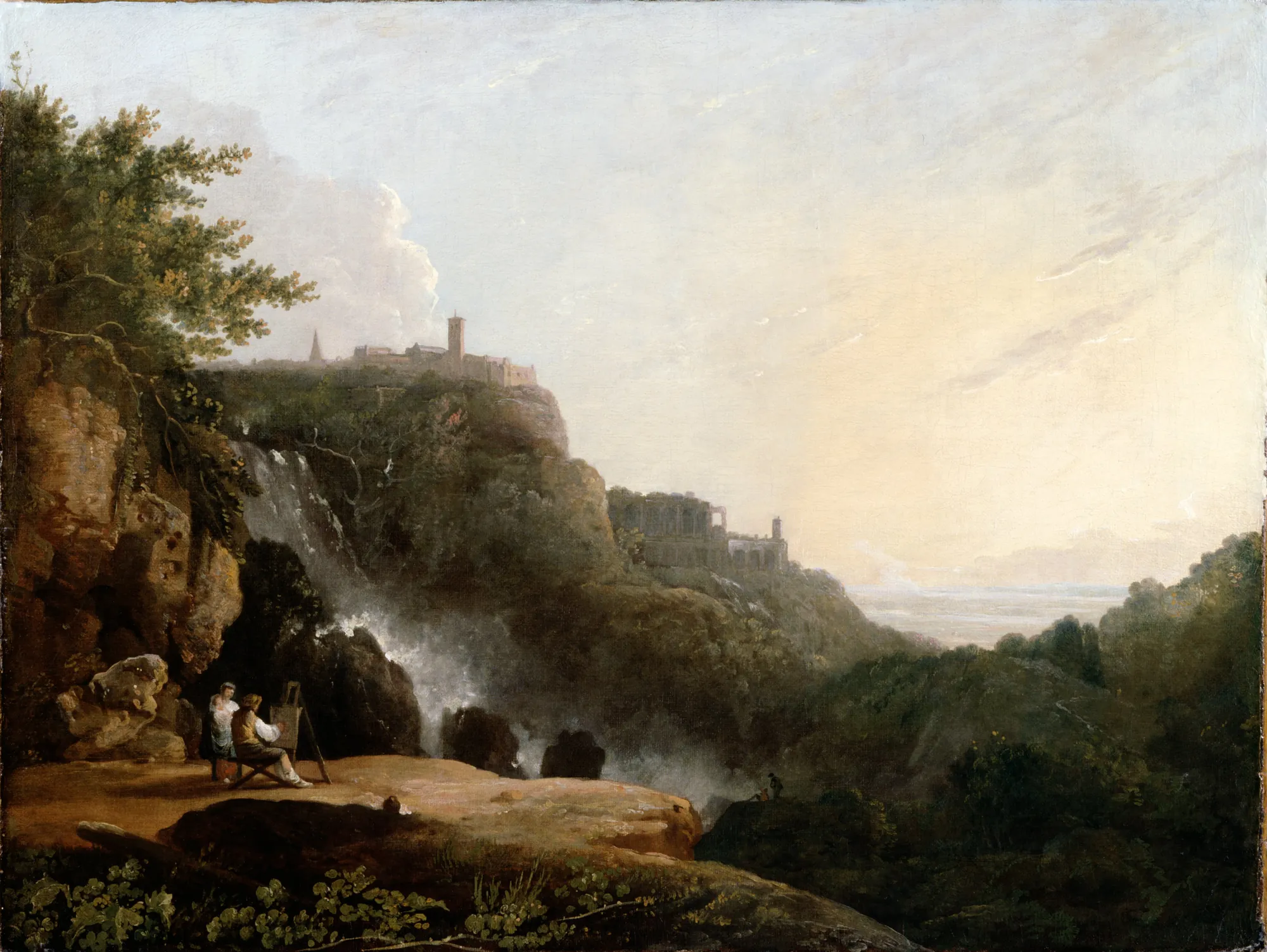View of Tivoli: The Cascatelle and the Villa of Maecenas