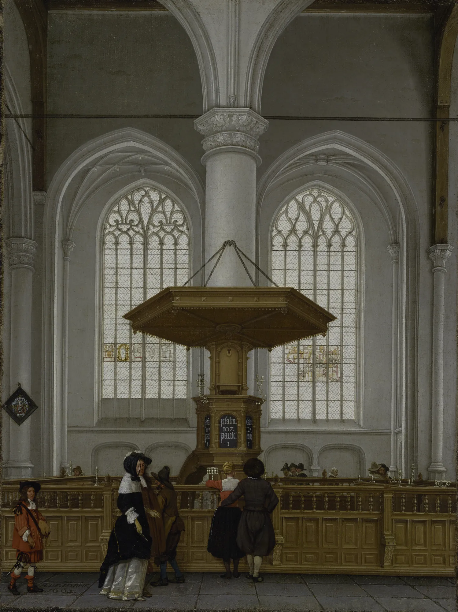 Interior of the Laurenskerk at Rotterdam