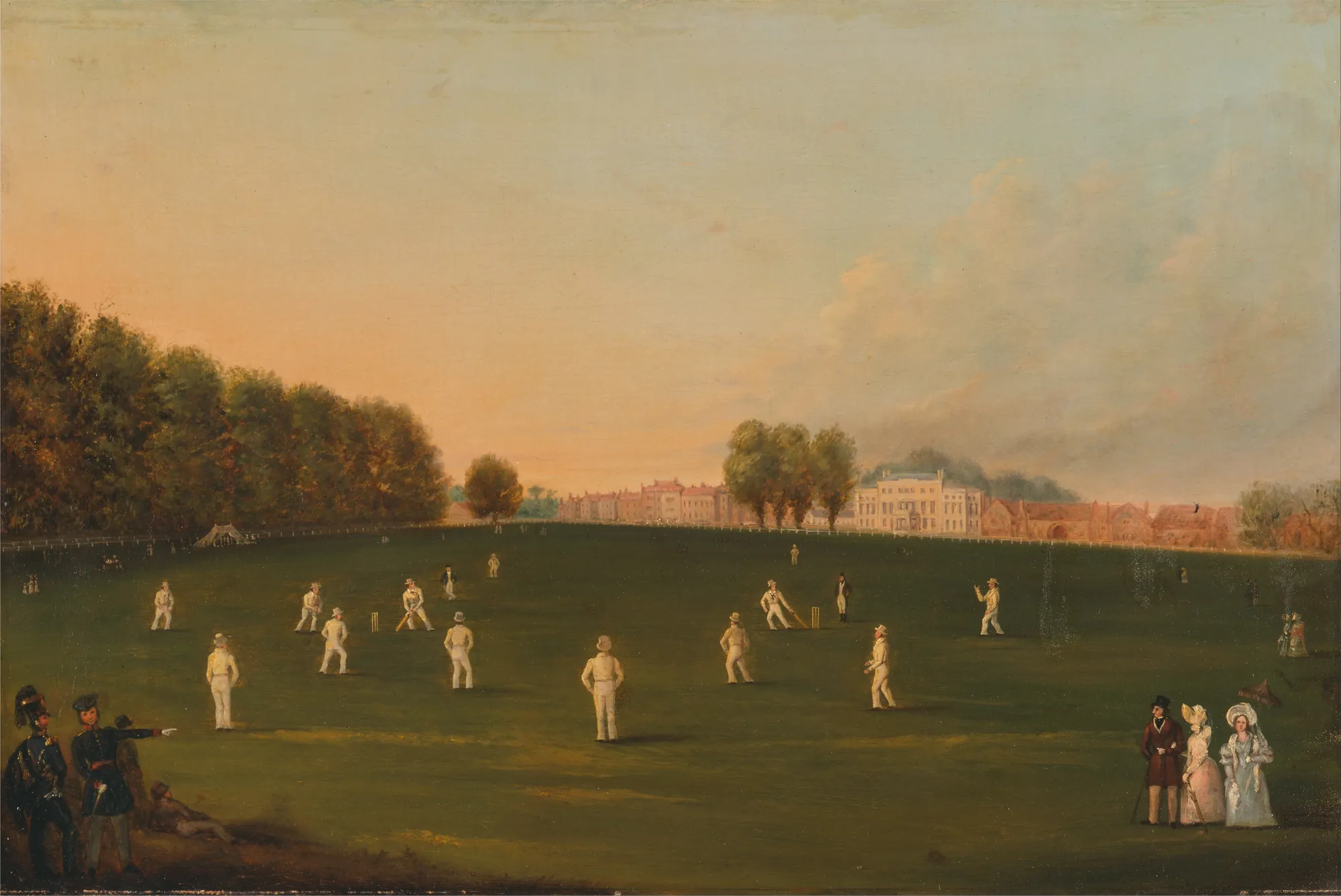 Cricket Match on Hampton Court Green