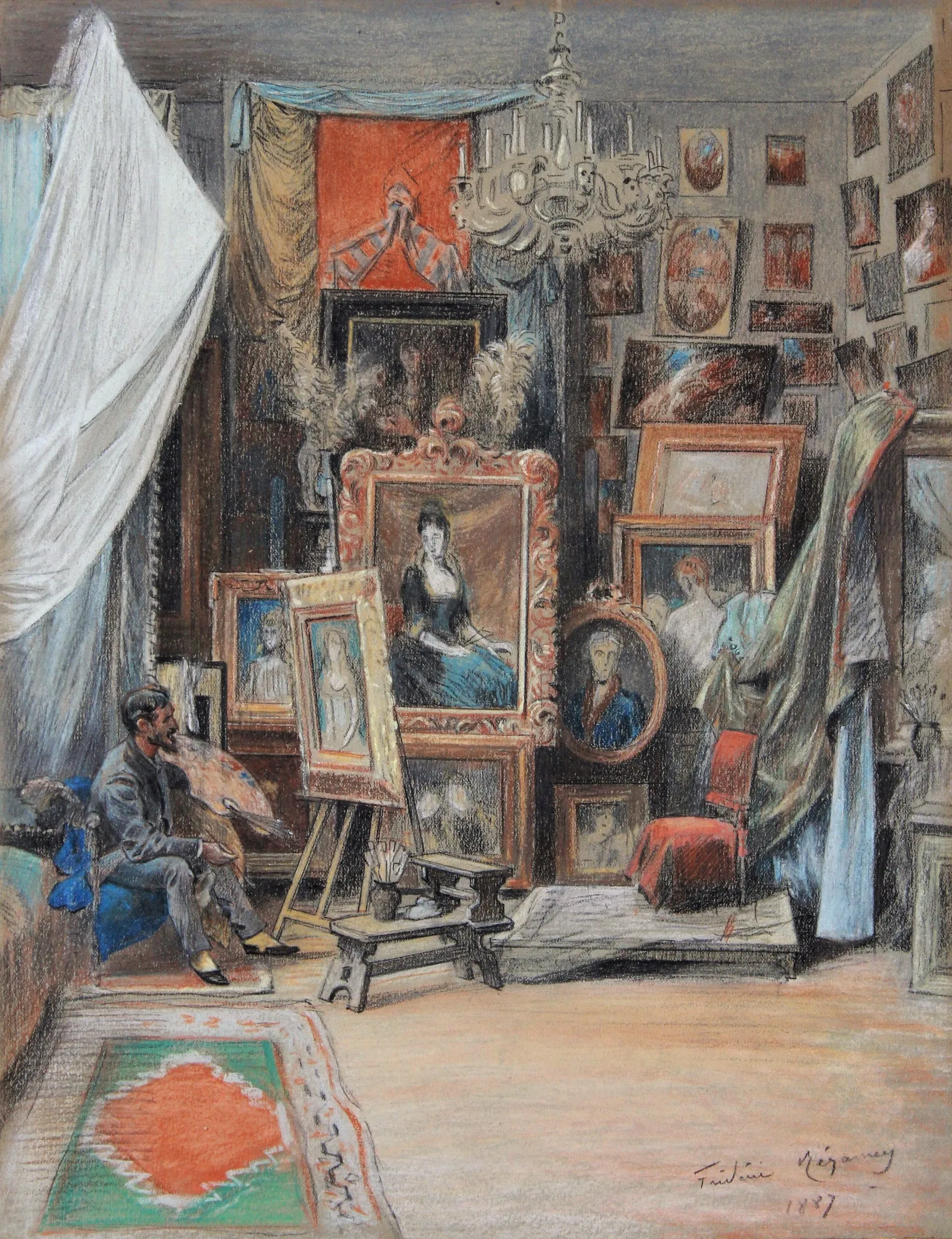 The Studio of Jules Machard
