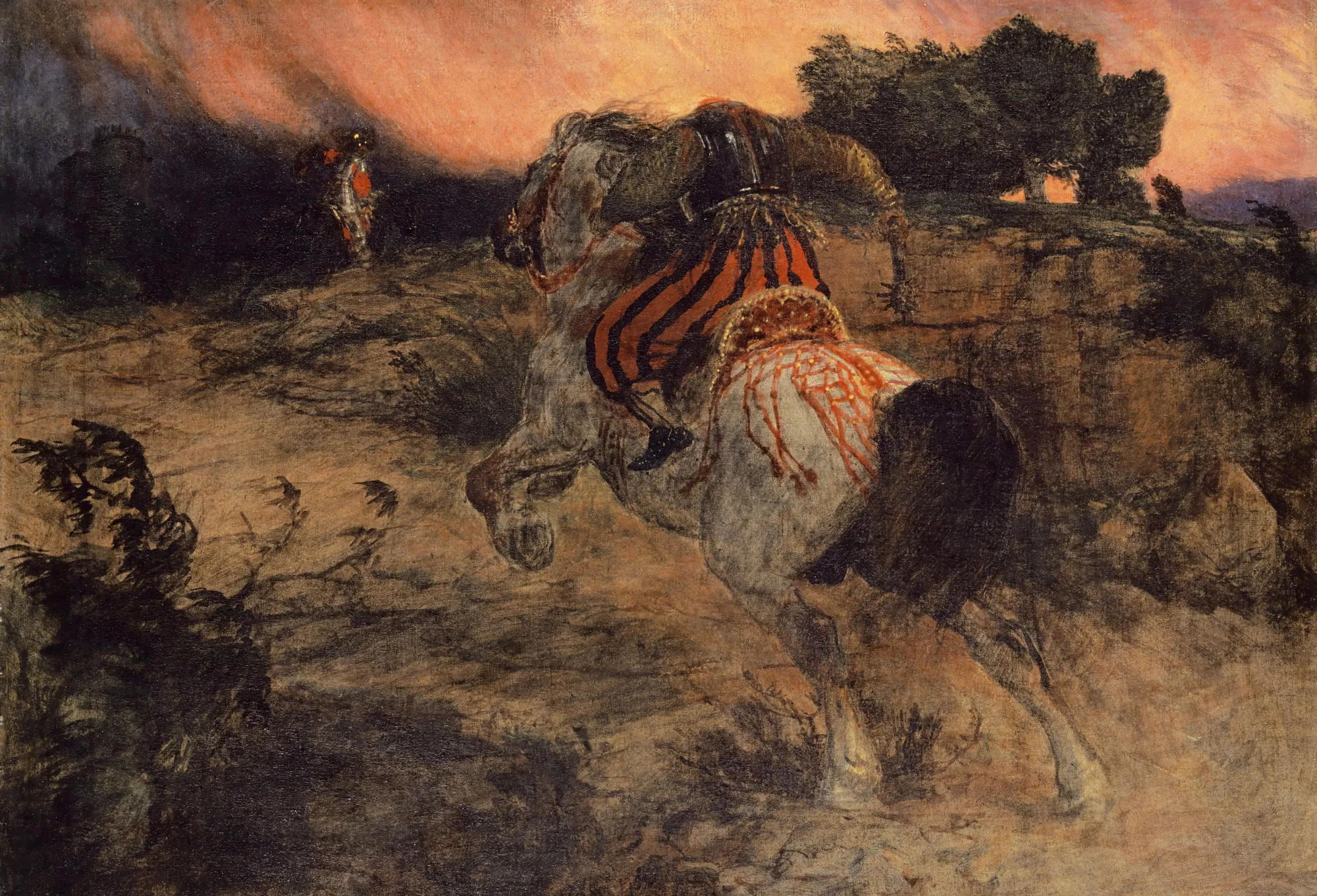 Astolf Riding Away with the Head of Orill