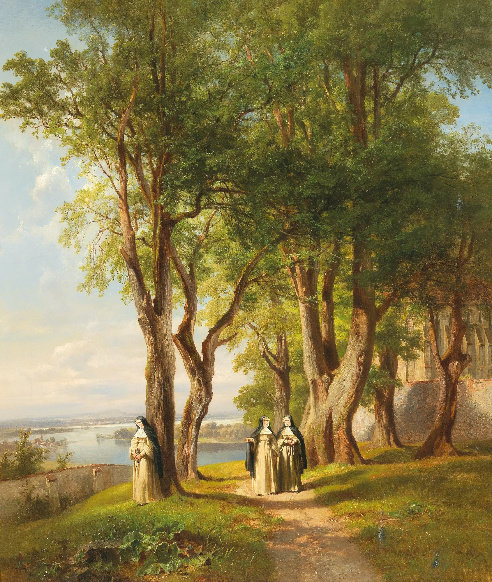 In the Nunnery Garden