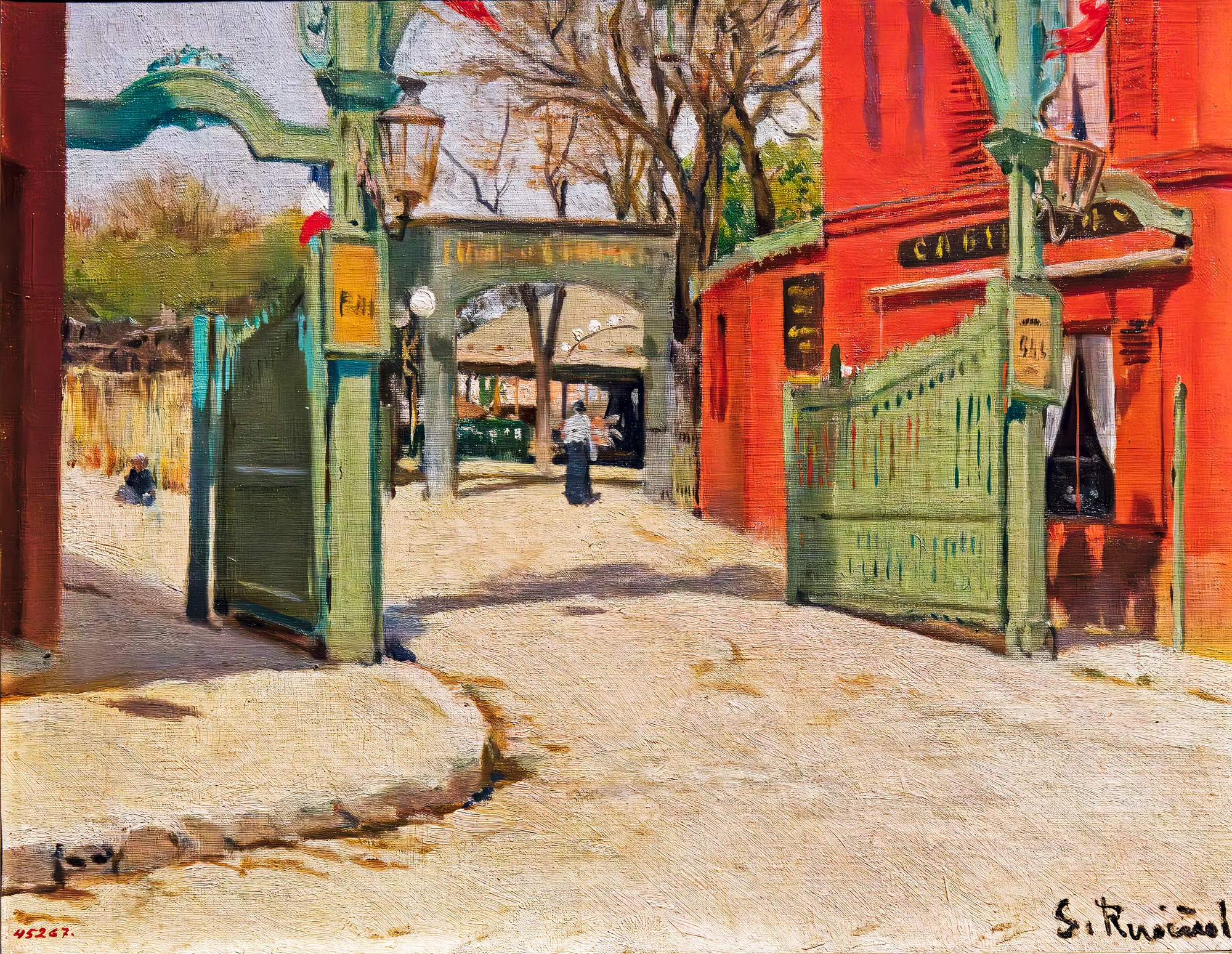 Entrance to the Park of the Moulin de la Galette