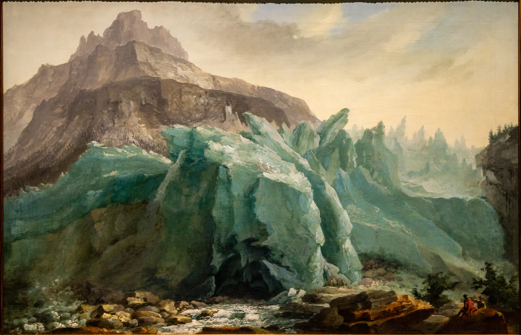 The Lower Grindelwald Glacier with Lütschine and the Mettenberg