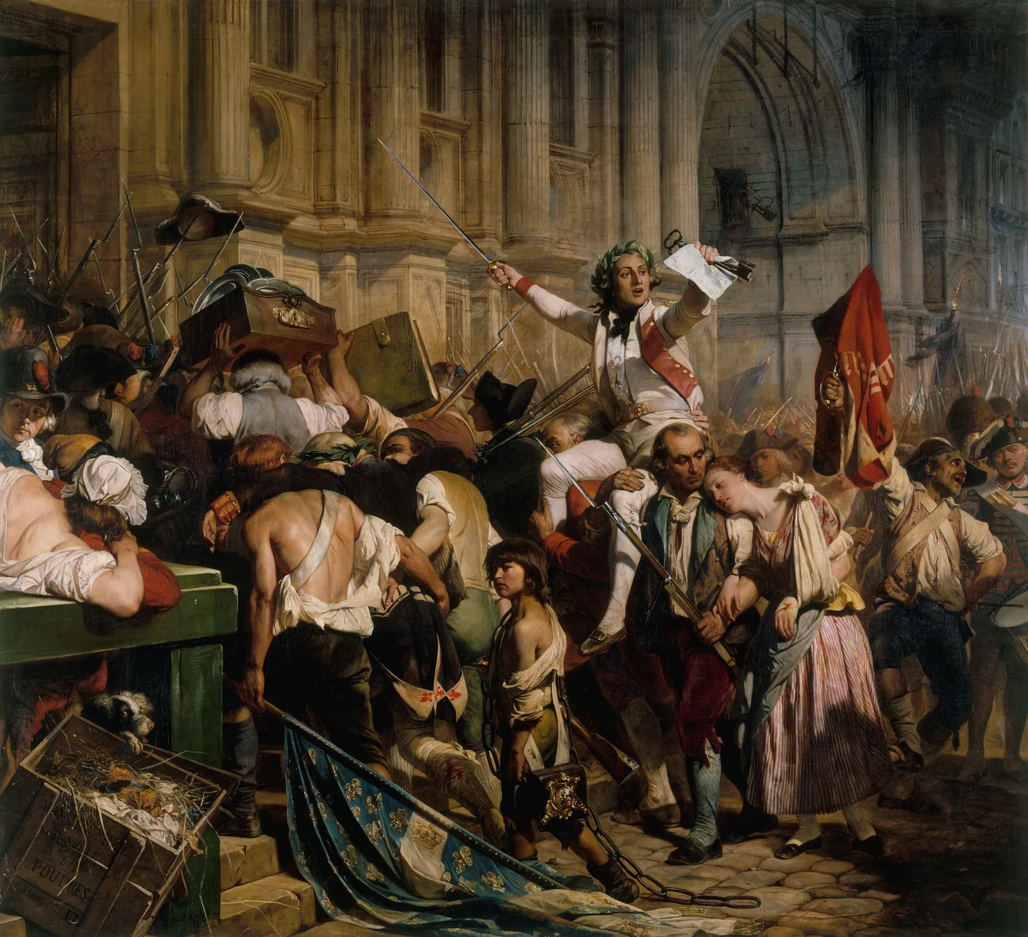 The Victors of the Bastille in Front of the Hôtel de Ville