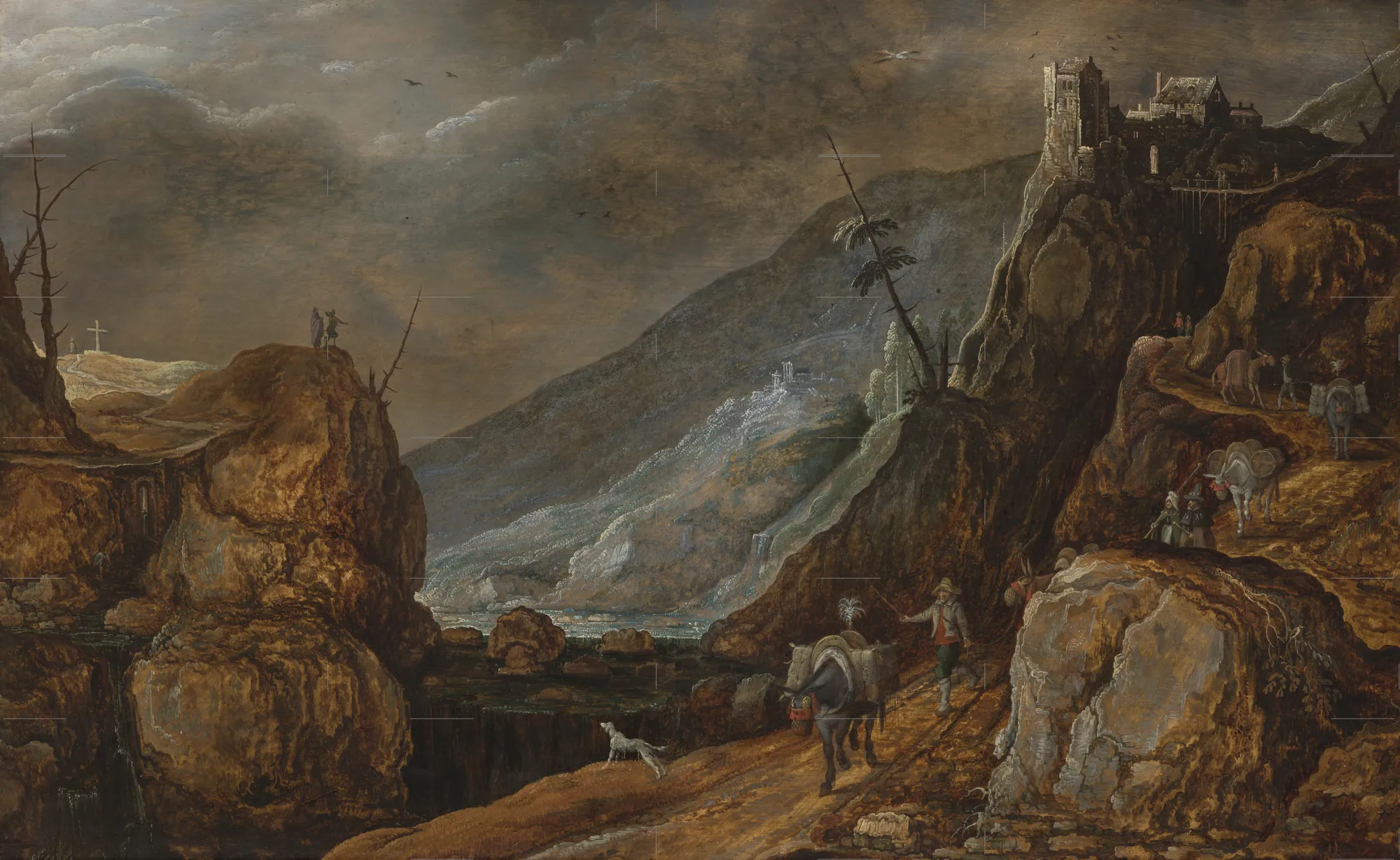 Mountain Landscape with the Temptation of Christ