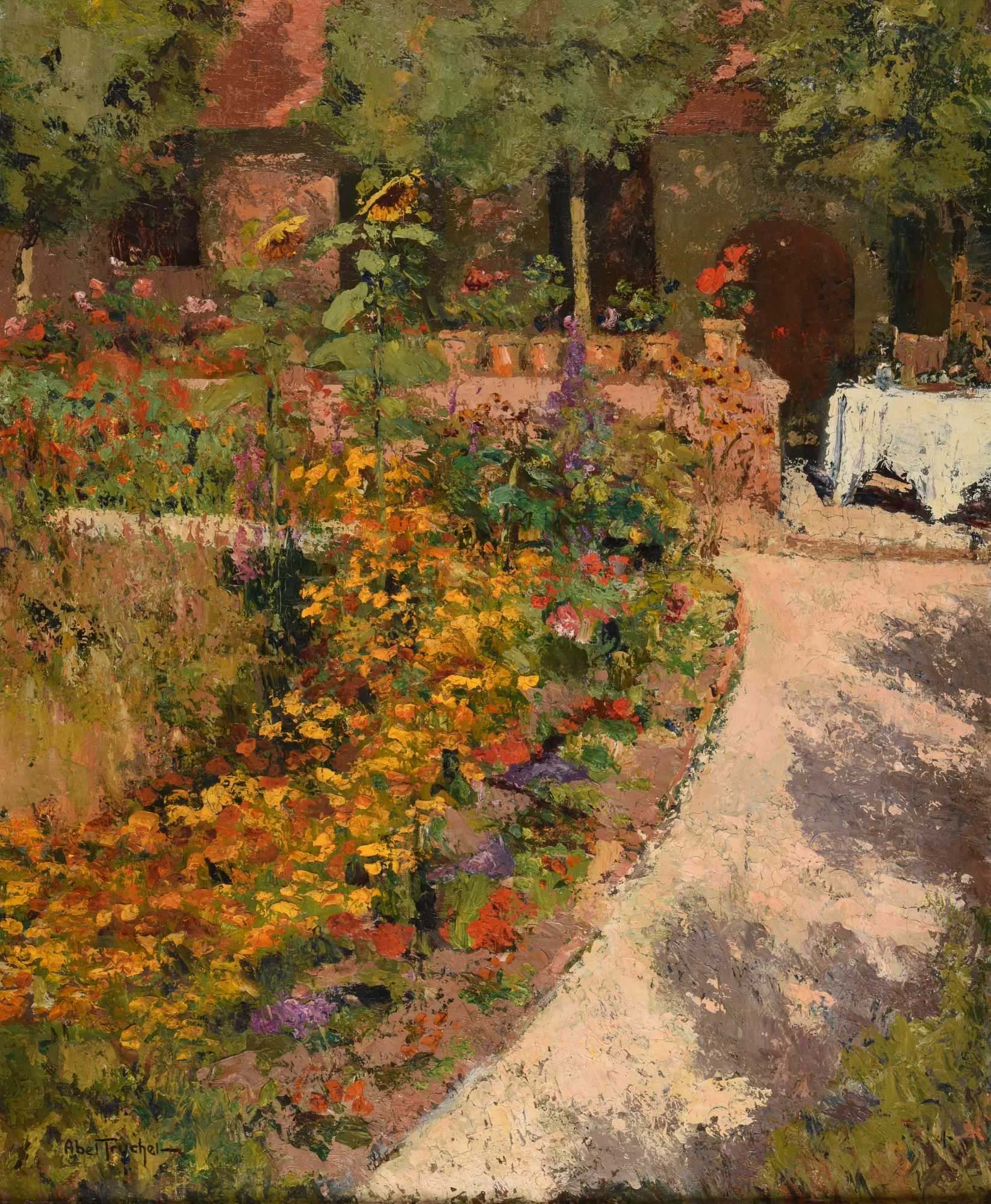 Pergola, Jardin Fleuri