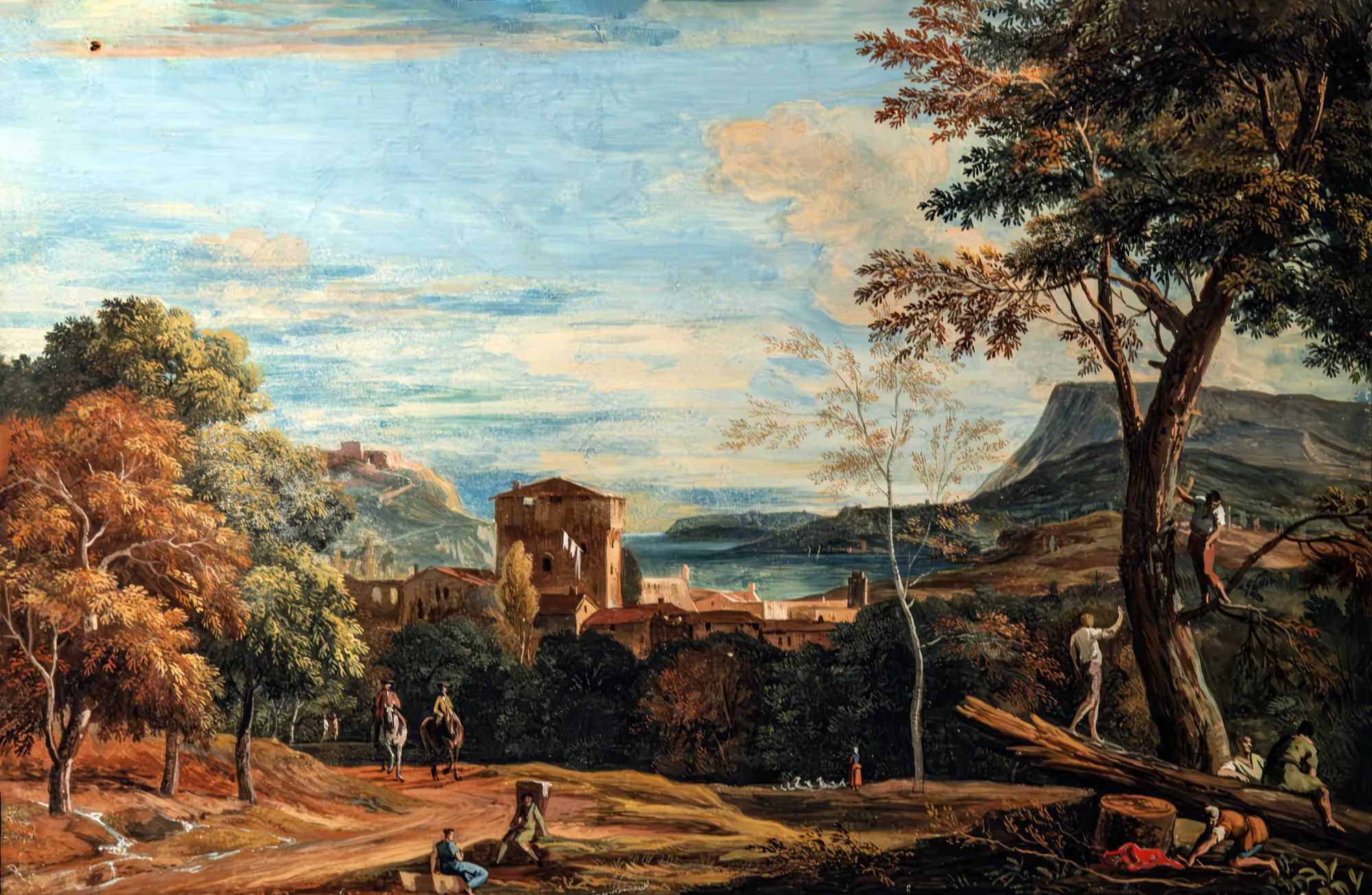 Landscape with Woodcutters and Horsemen