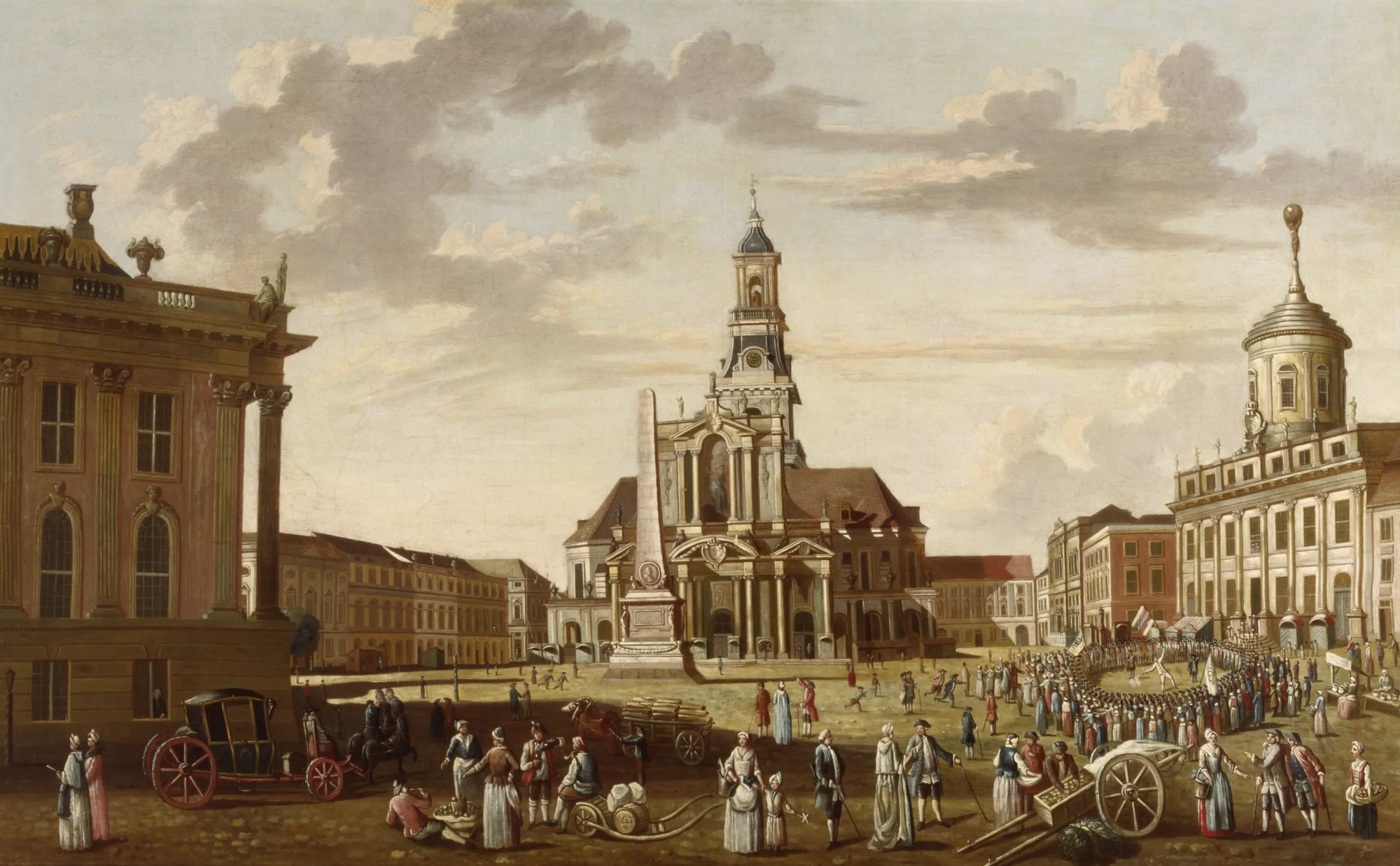 The Old Market in Potsdam with St. Nicholas Church