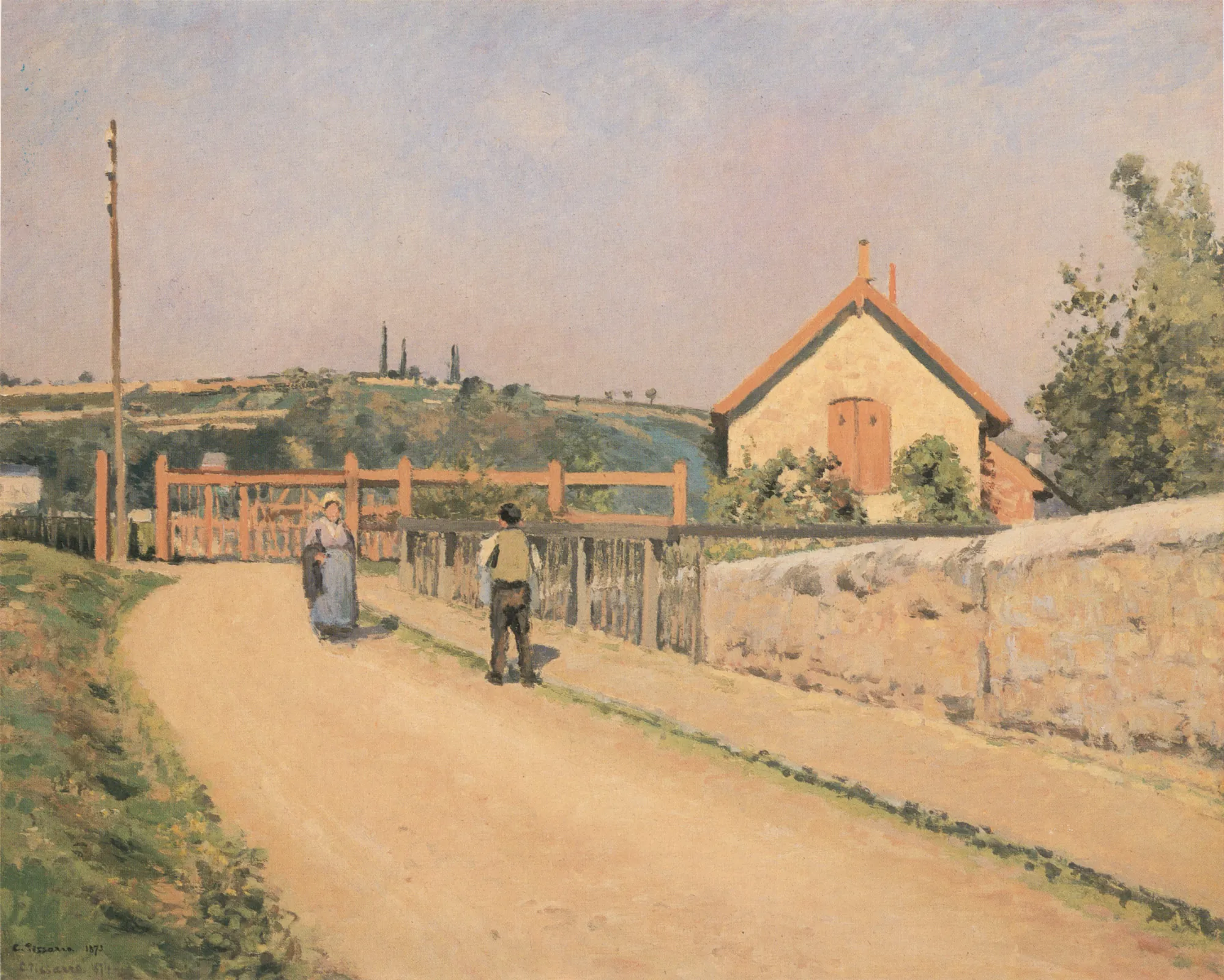The Railway Crossing at Les Pâtis near Pontoise