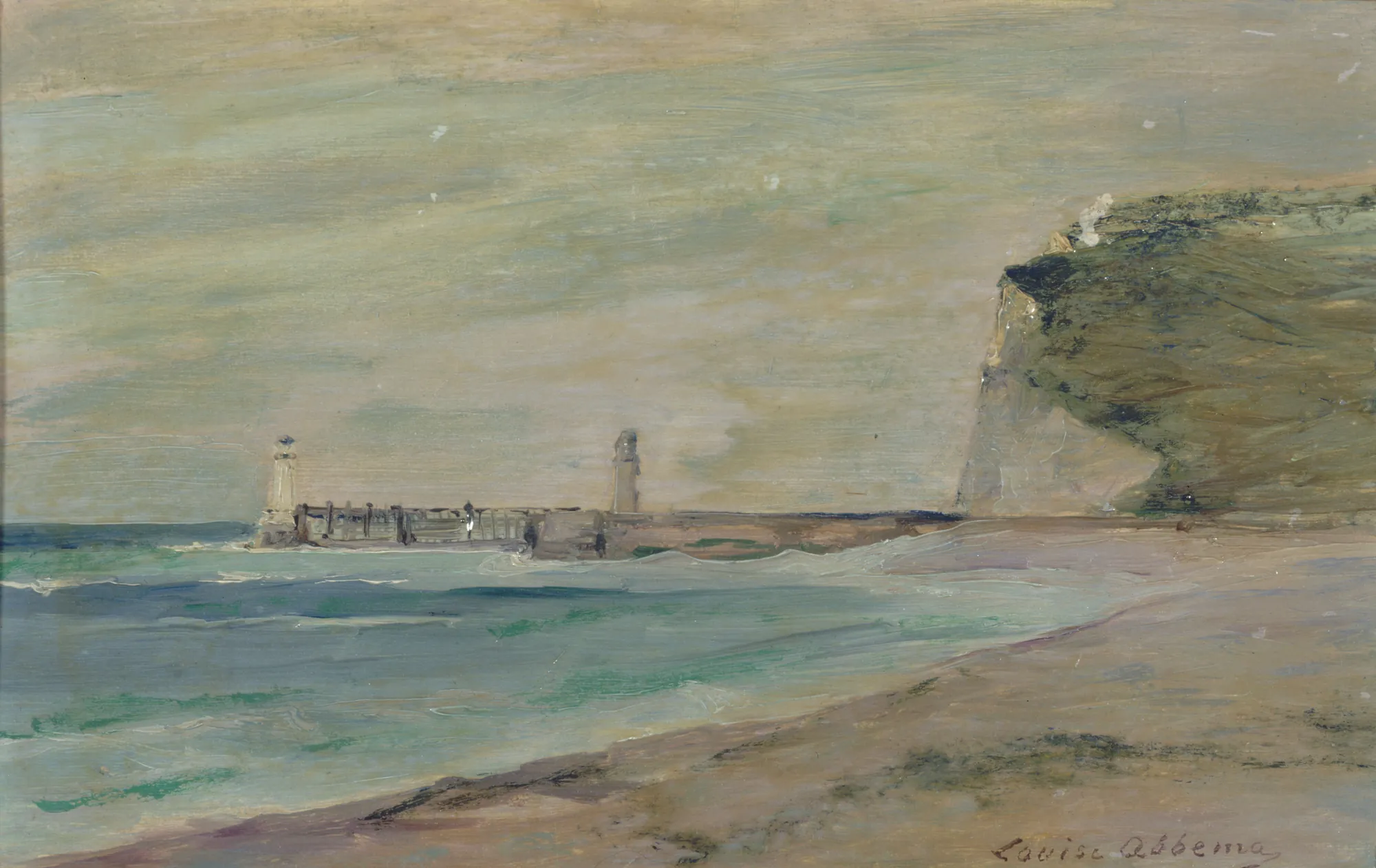 Beach Landscape at Fécamp