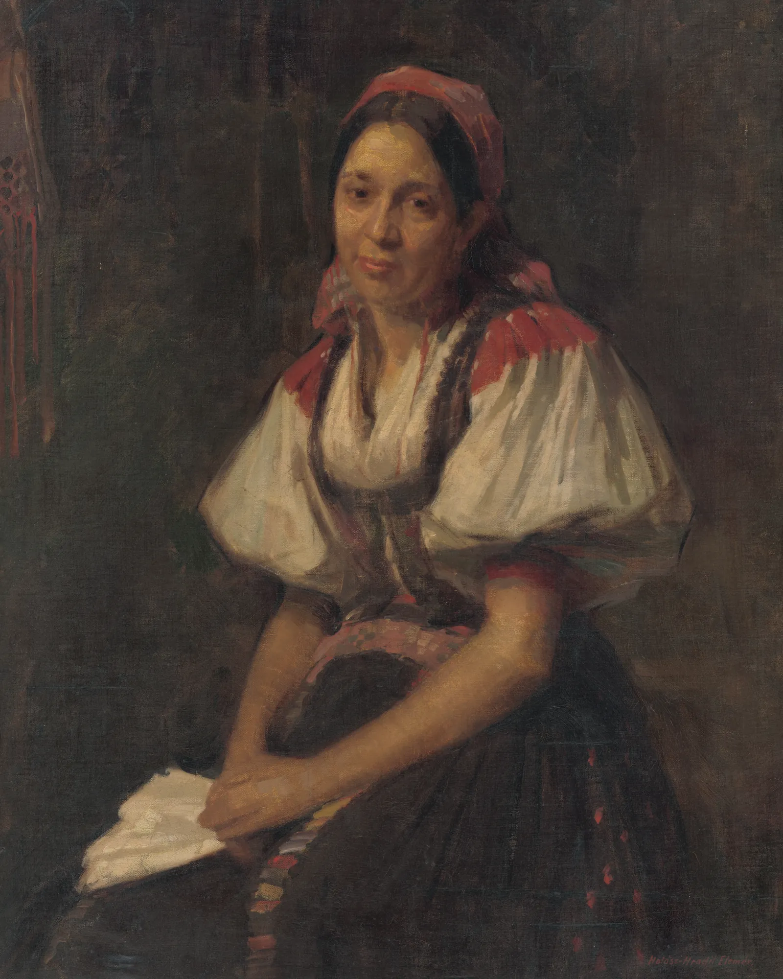 Peasant Woman in Folk Costume
