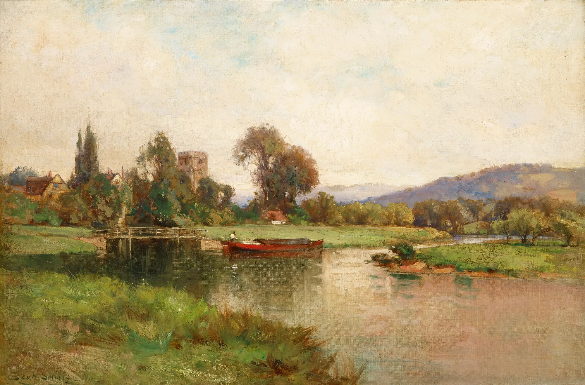 Working on the Thames River