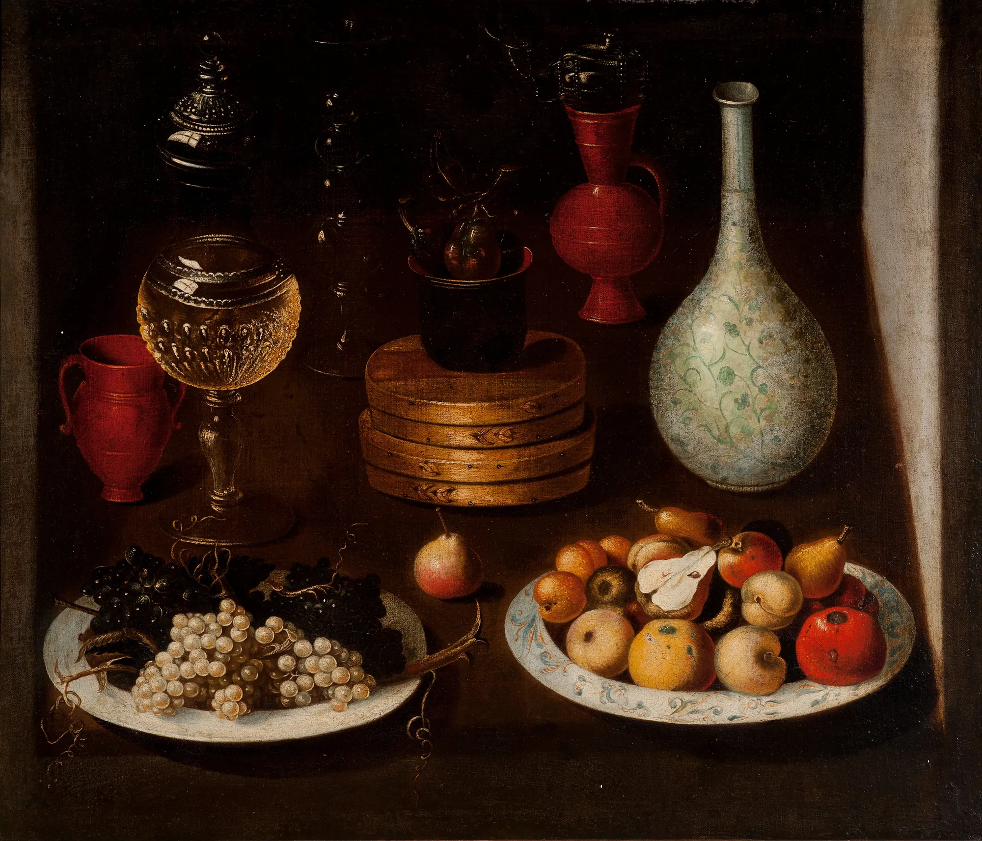 Still Life with Fruit and Vessels